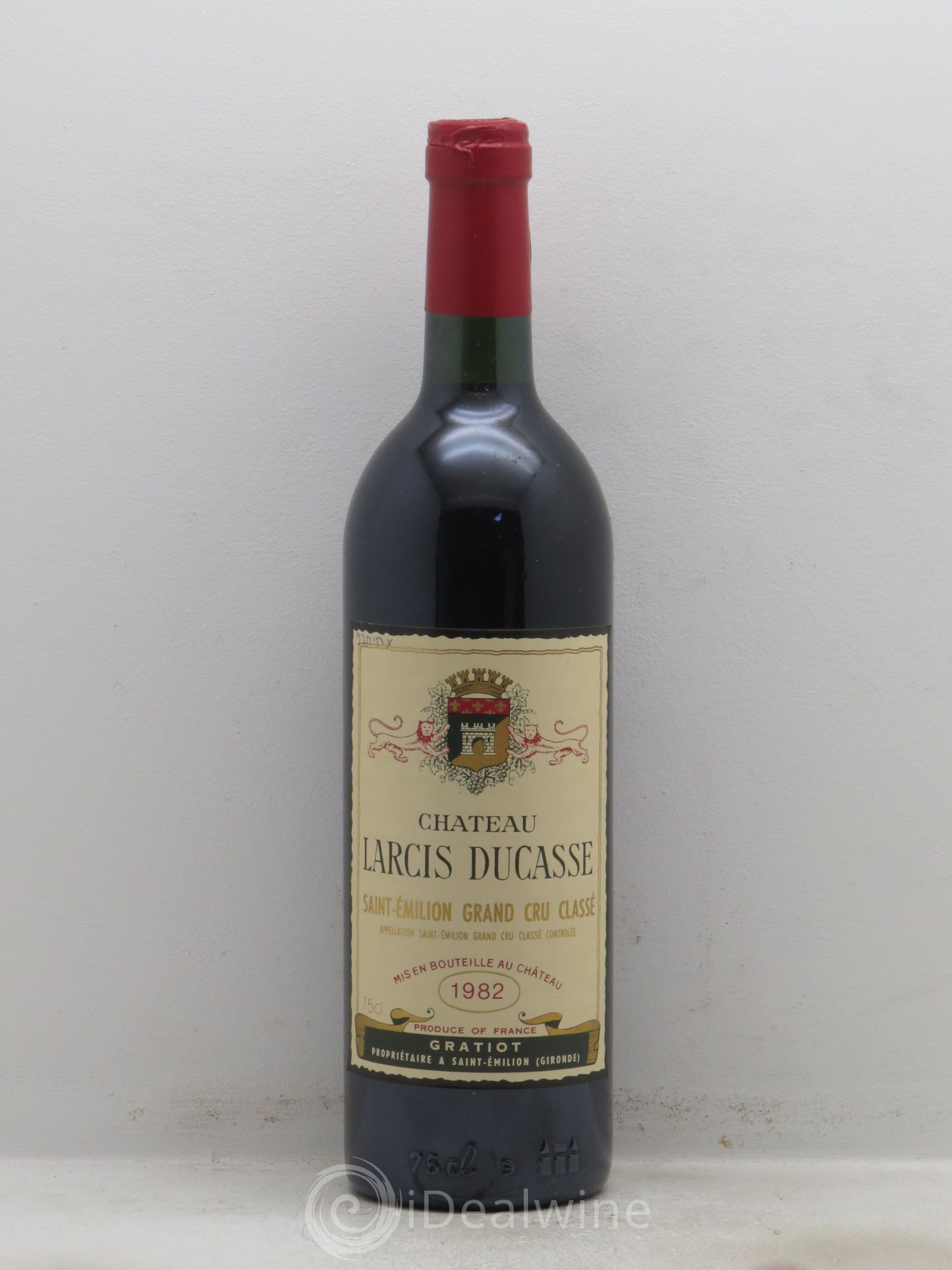 Château Larcis Ducasse 1er Grand Cru Classé B 1982 - Lot de 1 bouteille - 0