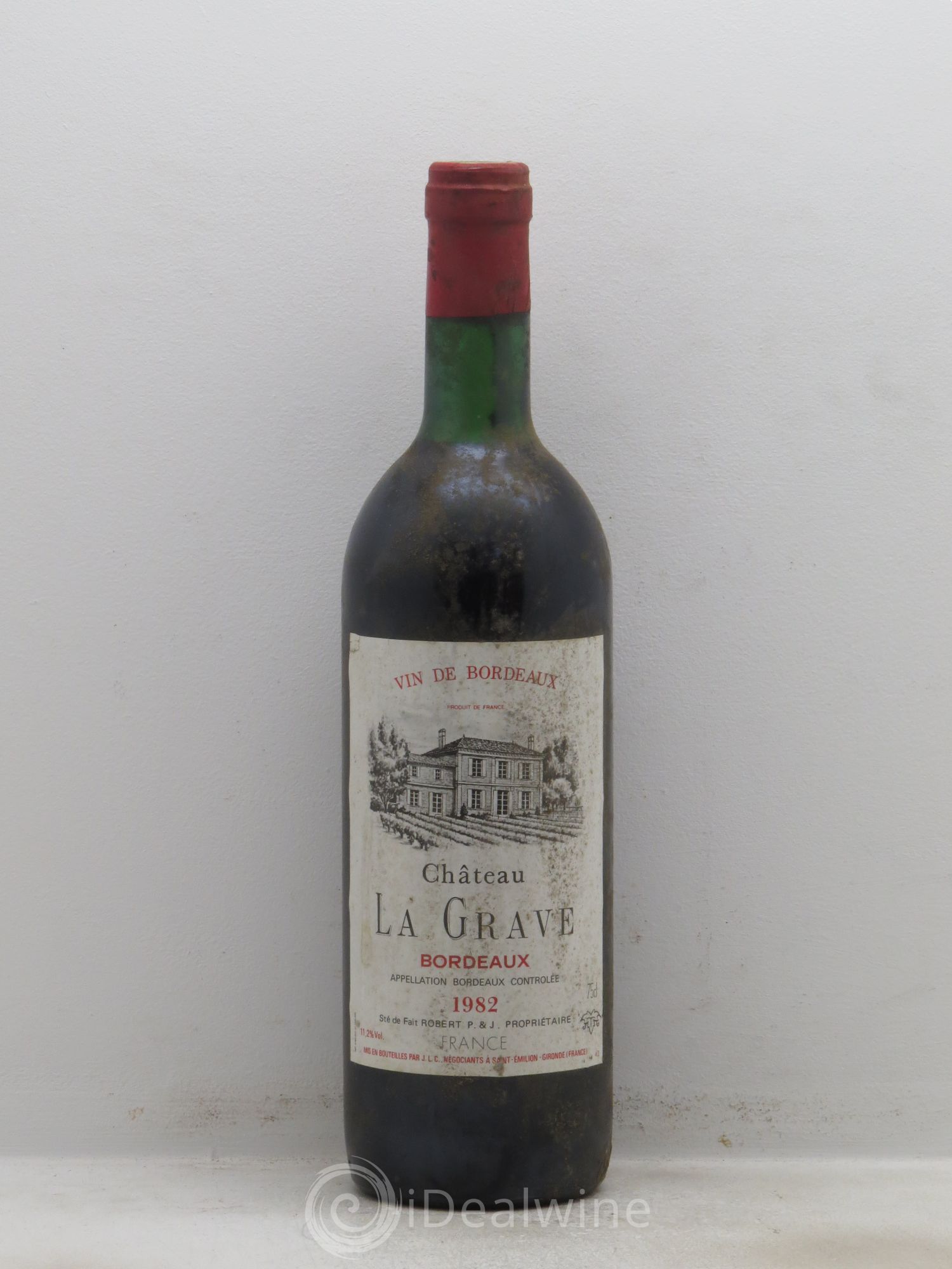 Bordeaux Château La Grave 1982 - Lot de 1 bouteille - 0