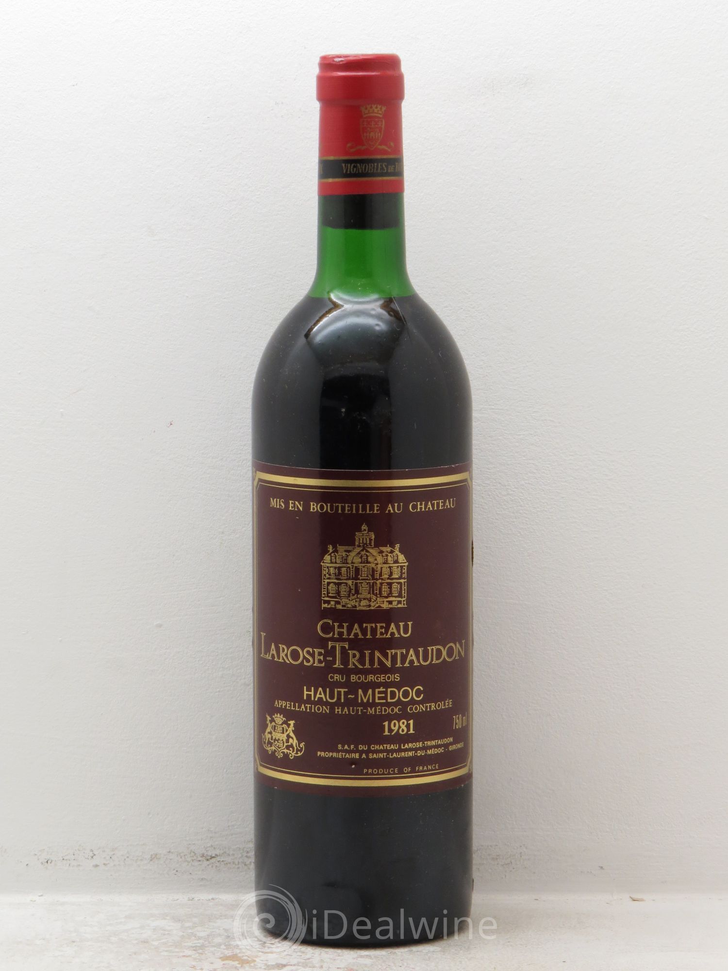 Château Larose Trintaudon Cru Bourgeois (sans prix de réserve) 1981 - Lot de 1 bouteille - 0
