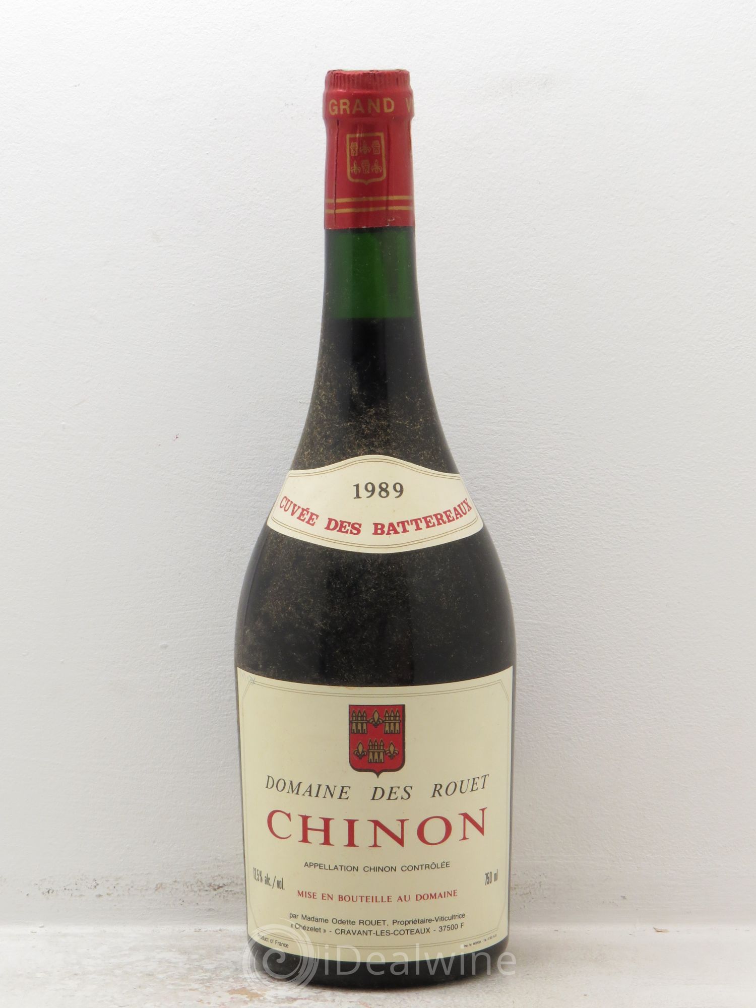 Chinon Cuvée des Battereaux Rouet Chezelet (sans prix de réserve) 1989 - Posten von 1 Flasche - 0