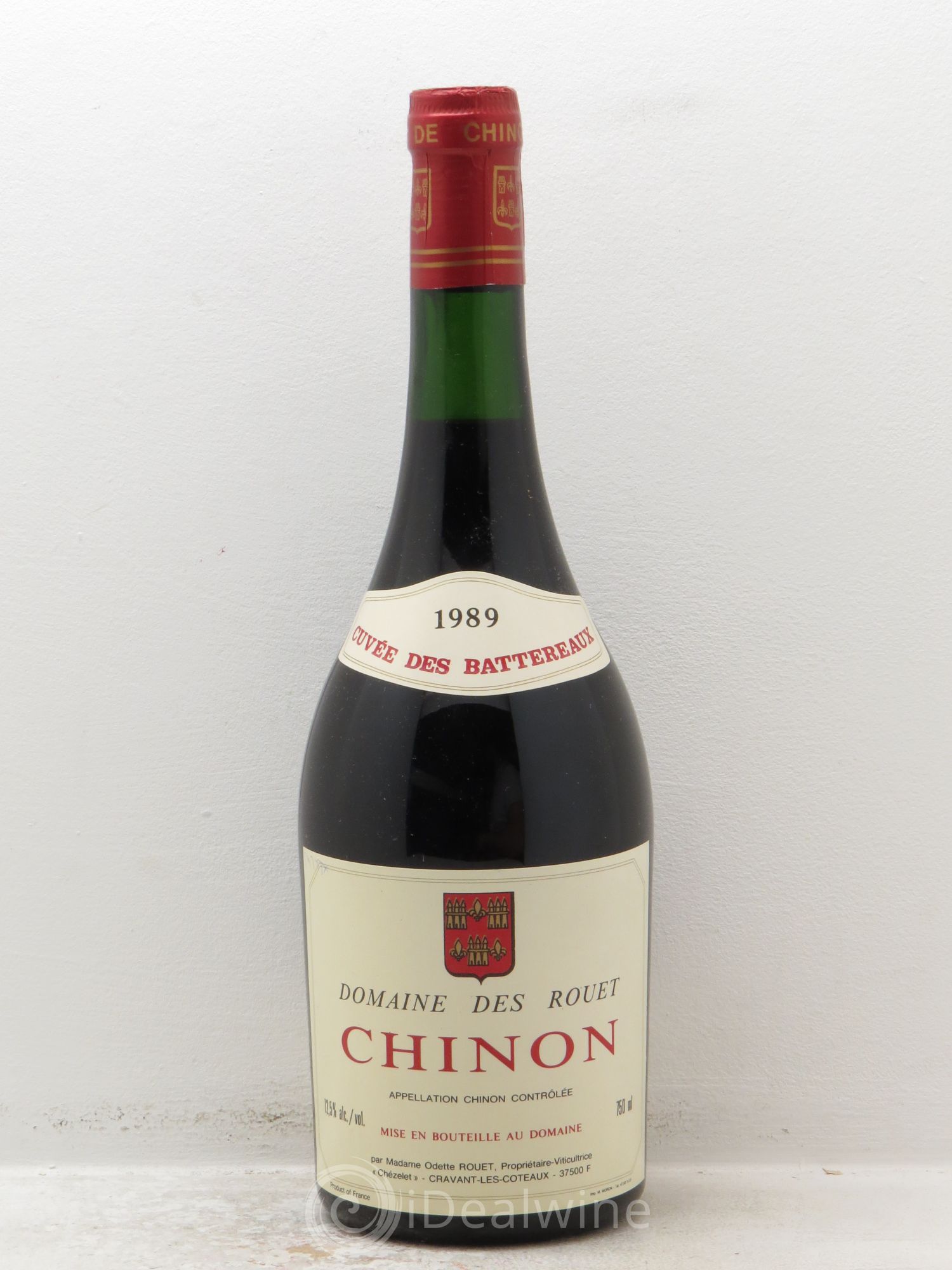 Chinon Cuvée des Battereaux Rouet Chezelet (sans prix de réserve) 1989 - Posten von 1 Flasche - 0