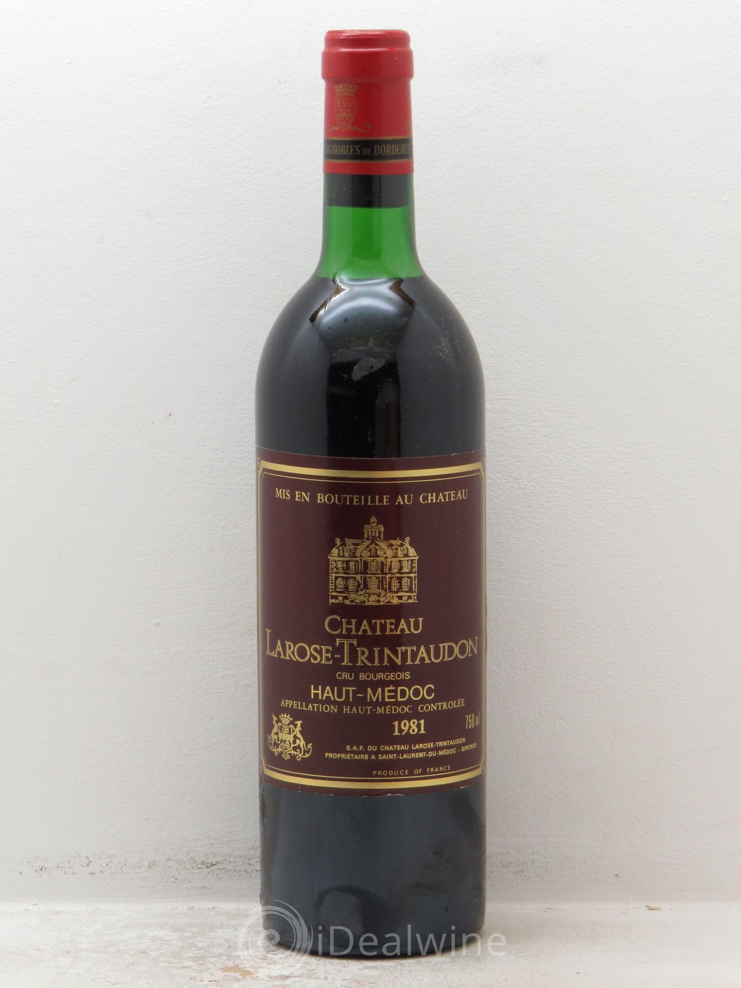 Château Larose Trintaudon Cru Bourgeois (sans prix de réserve) 1981 - Lot de 1 bouteille - 0