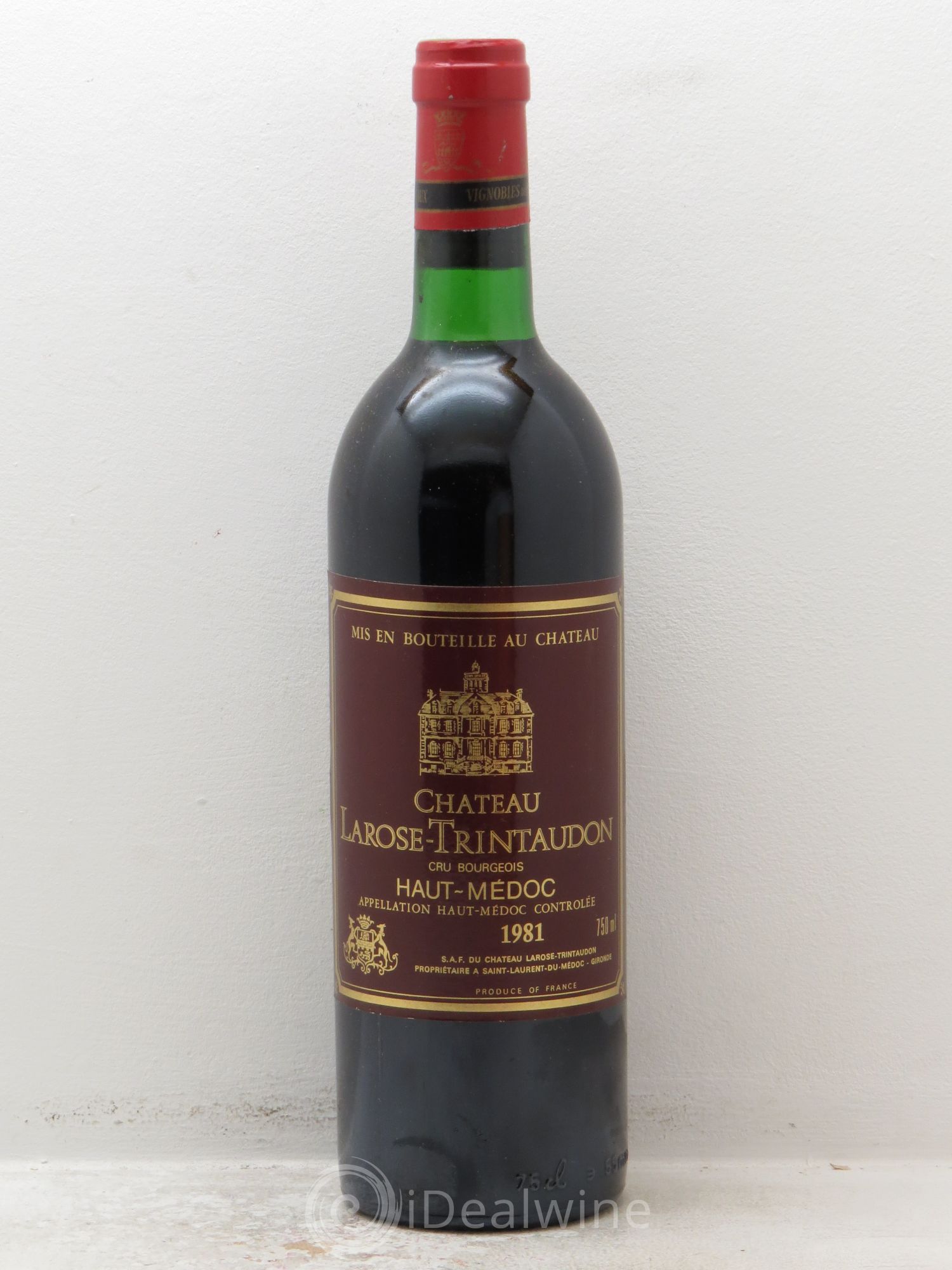 Château Larose Trintaudon Cru Bourgeois (sans prix de réserve) 1981 - Lot de 1 bouteille - 0