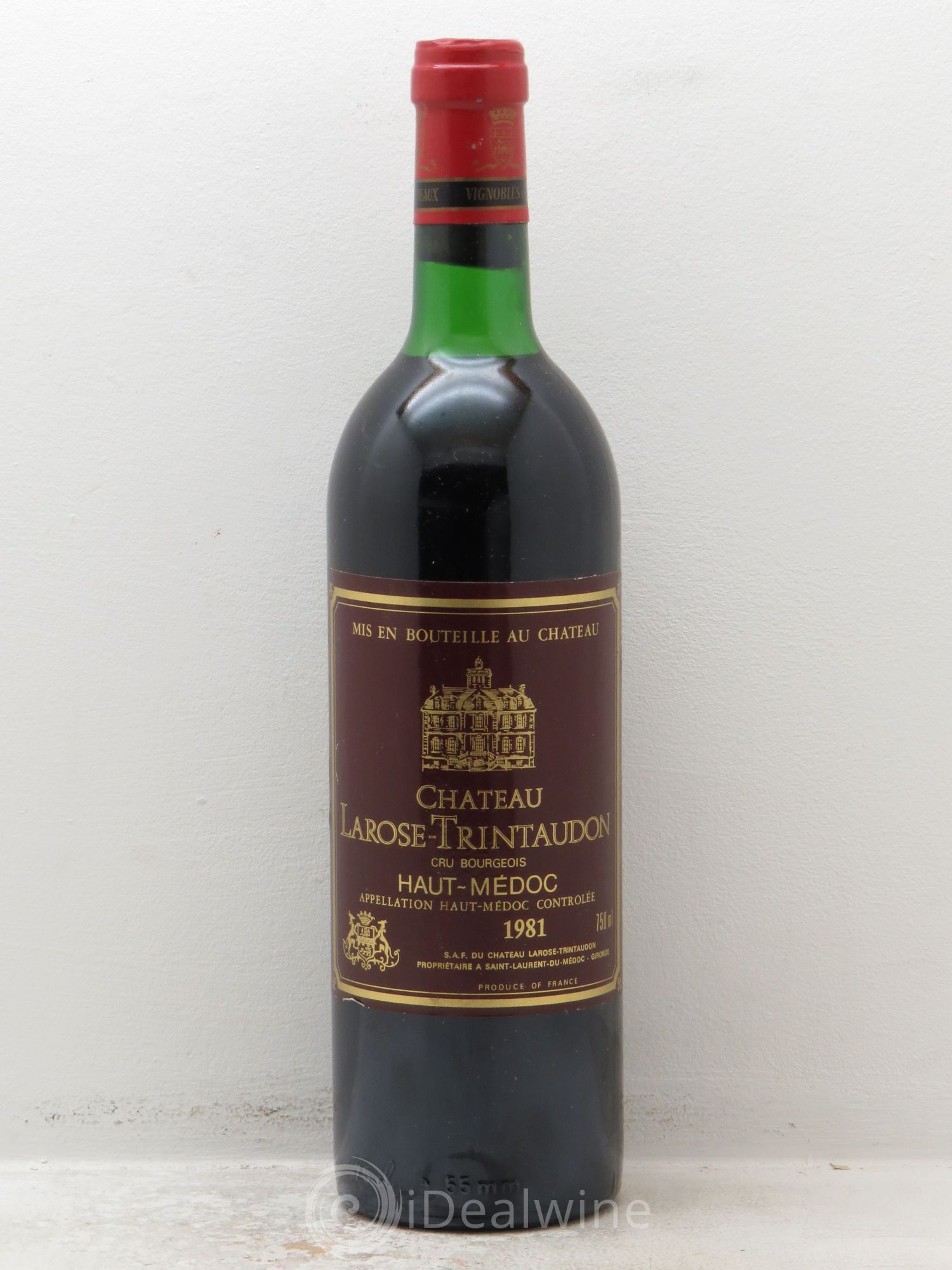 Château Larose Trintaudon Cru Bourgeois (sans prix de réserve) 1981 - Lot de 1 bouteille - 0