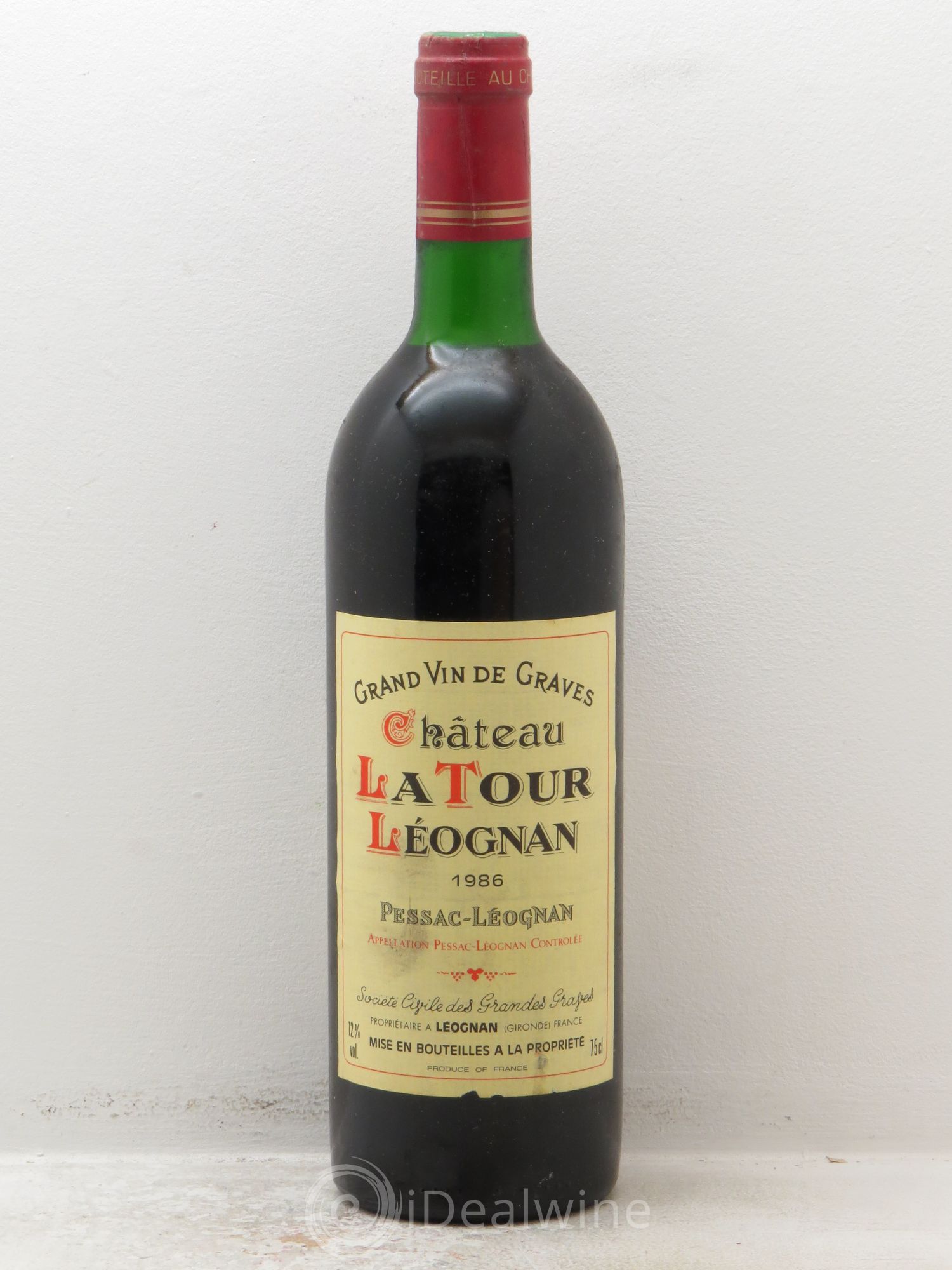Pessac-Léognan Latour Léognan 1986 - Posten von 1 Flasche - 0