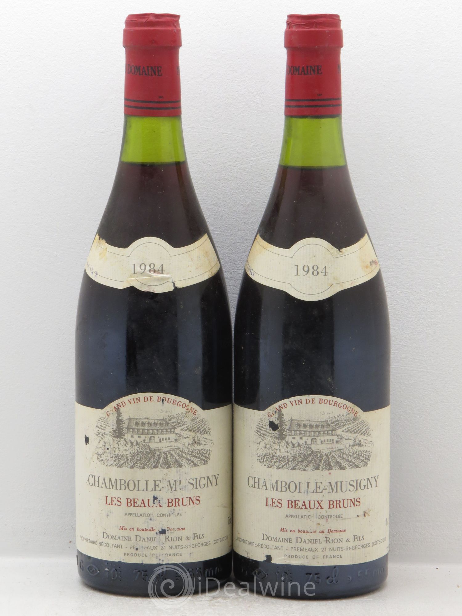 Chambolle-Musigny Les Beaux Bruns 1984 - Posten von 2 Flaschen - 0