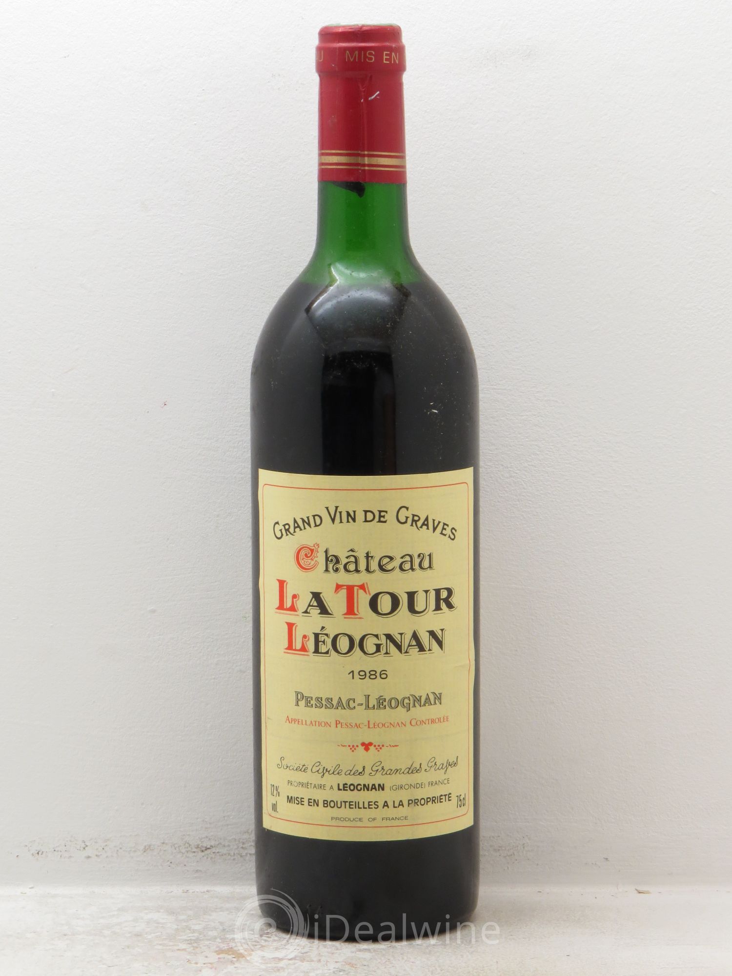 Pessac-Léognan Latour Léognan 1986 - Posten von 1 Flasche - 0