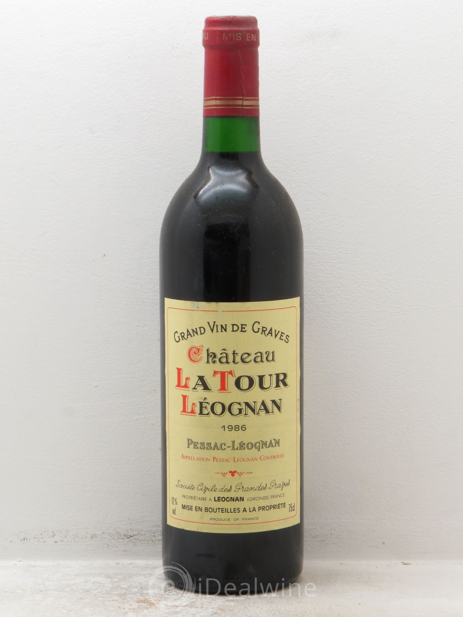 Pessac-Léognan Latour Léognan 1986 - Posten von 1 Flasche - 0
