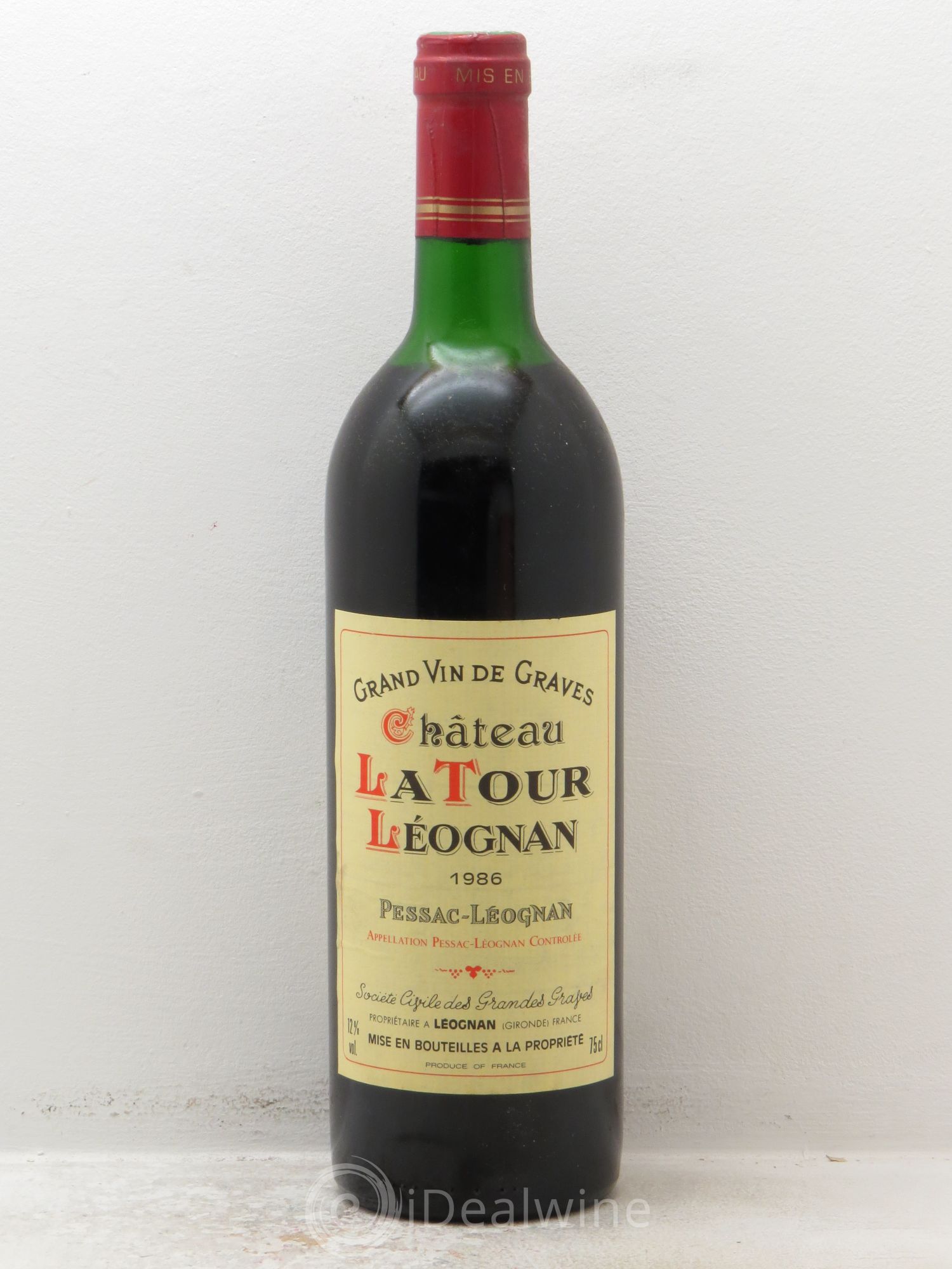 Pessac-Léognan Latour Léognan 1986 - Posten von 1 Flasche - 0