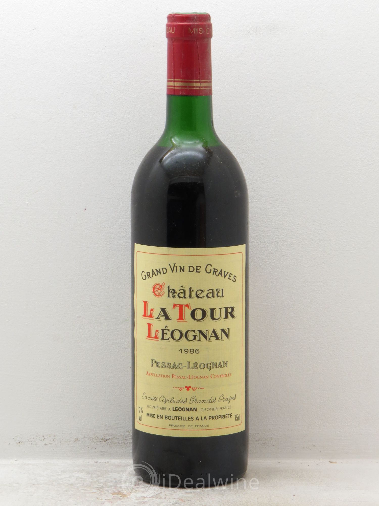 Pessac-Léognan Latour Léognan 1986 - Posten von 1 Flasche - 0