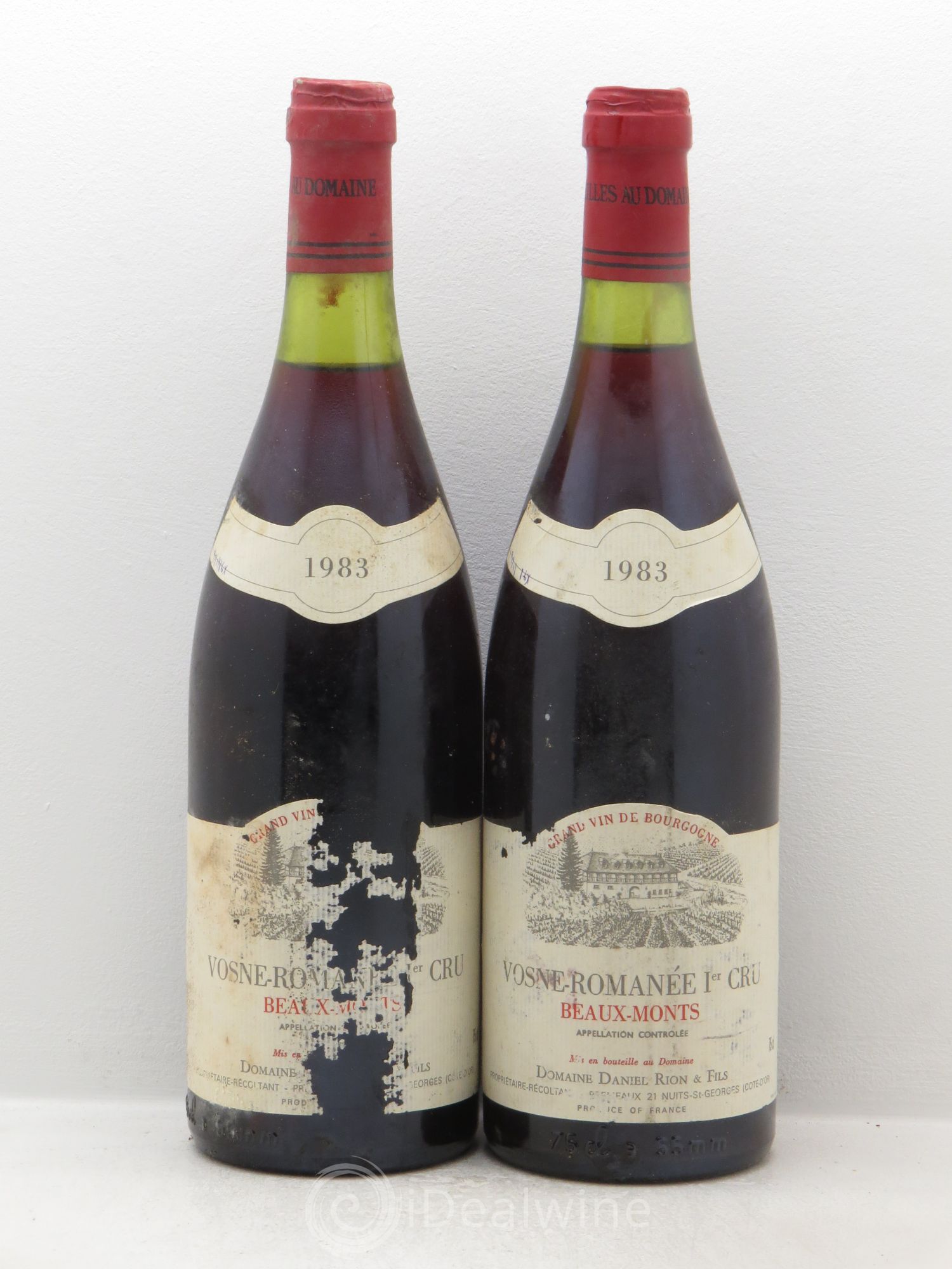 Vosne-Romanée 1er Cru 1983 - Lot de 2 bouteilles - 0