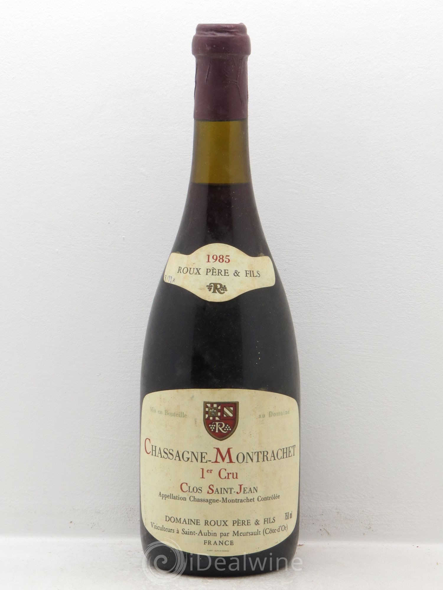 Chassagne-Montrachet 1er Cru 1985 - Lot de 1 bouteille - 0