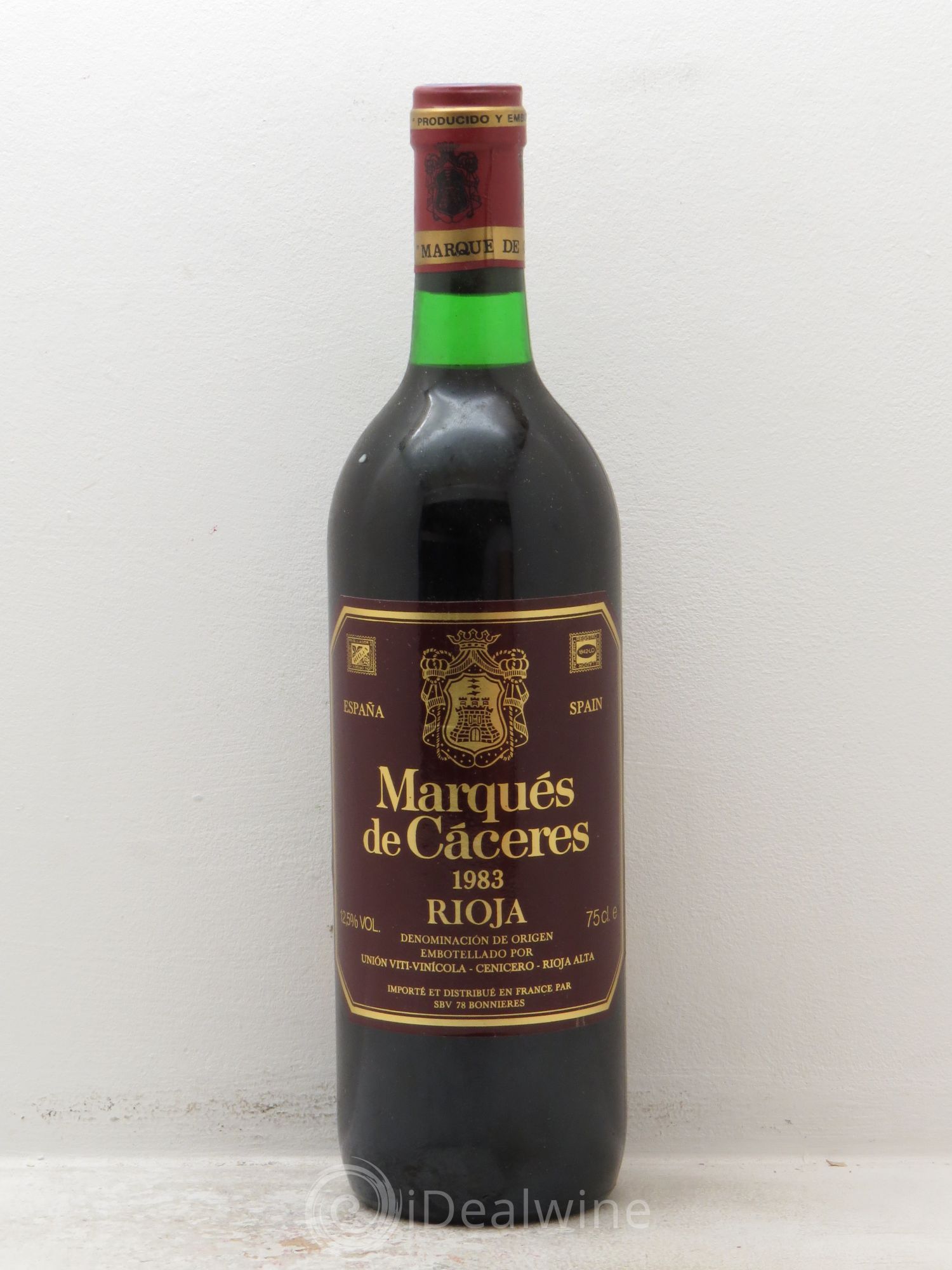 Rioja DOCA Marques de Caceres l'union Viti Vinicola Cenicero Rioja Alta (sans prix de réserve) 1983 - Lotto di 1 bottiglia - 0