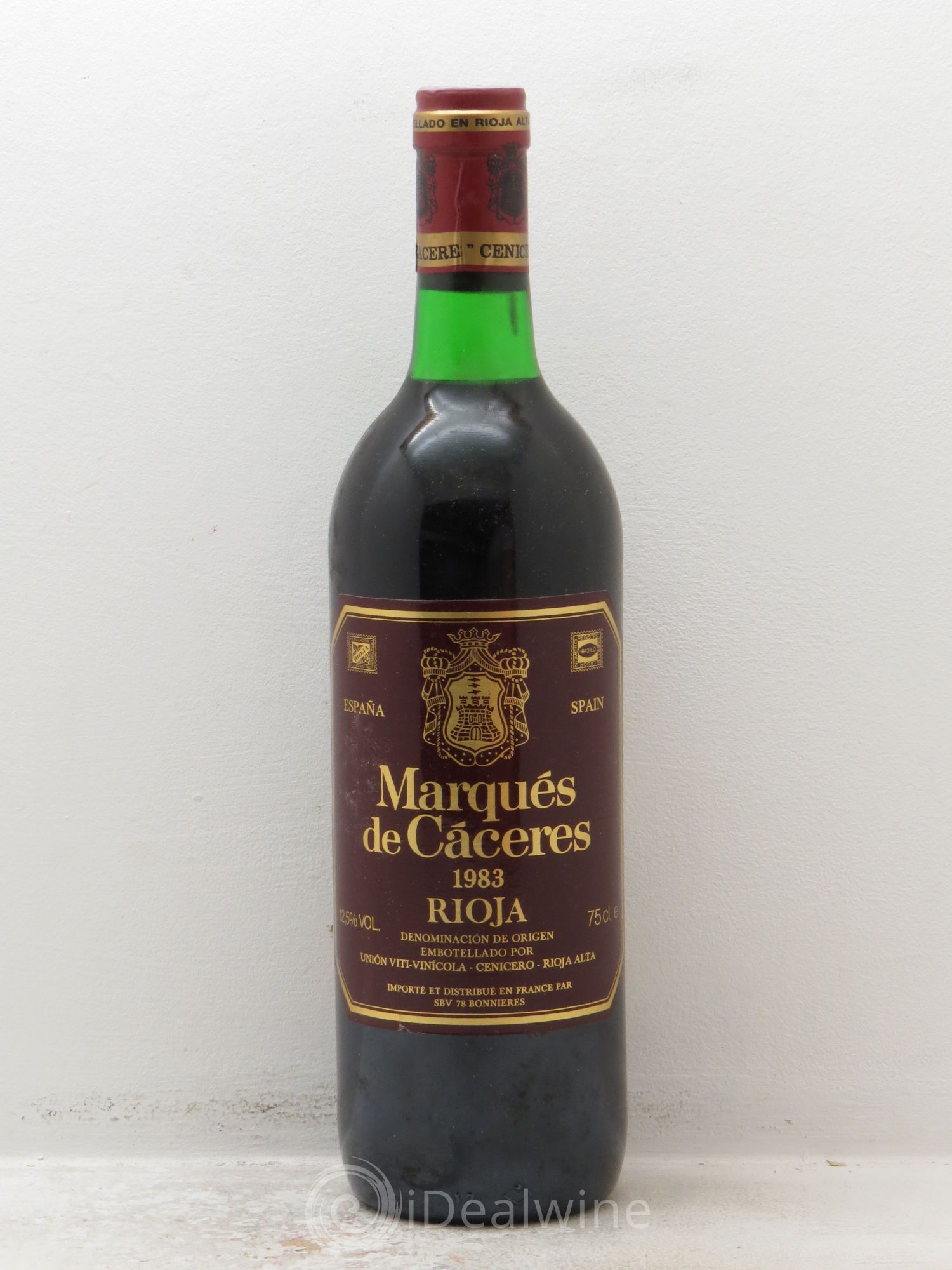 Rioja DOCA Marques de Caceres l'union Viti Vinicola Cenicero Rioja Alta (sans prix de réserve) 1983 - Posten von 1 Flasche - 0
