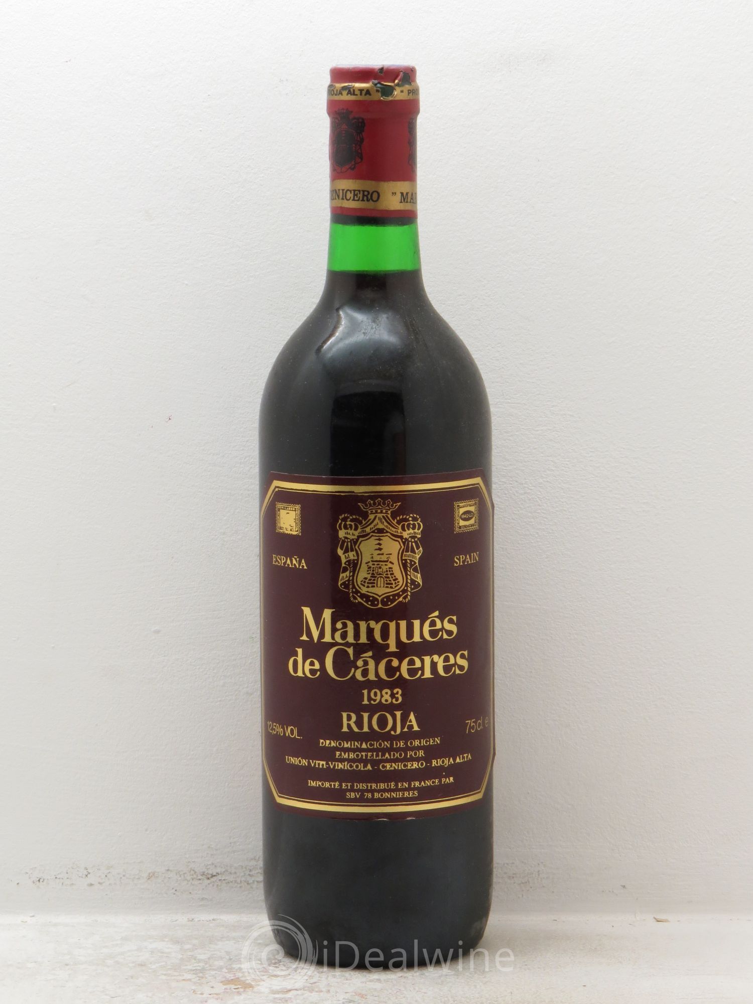Rioja DOCA Marques de Caceres l'union Viti Vinicola Cenicero Rioja Alta (sans prix de réserve) 1983 - Lotto di 1 bottiglia - 0