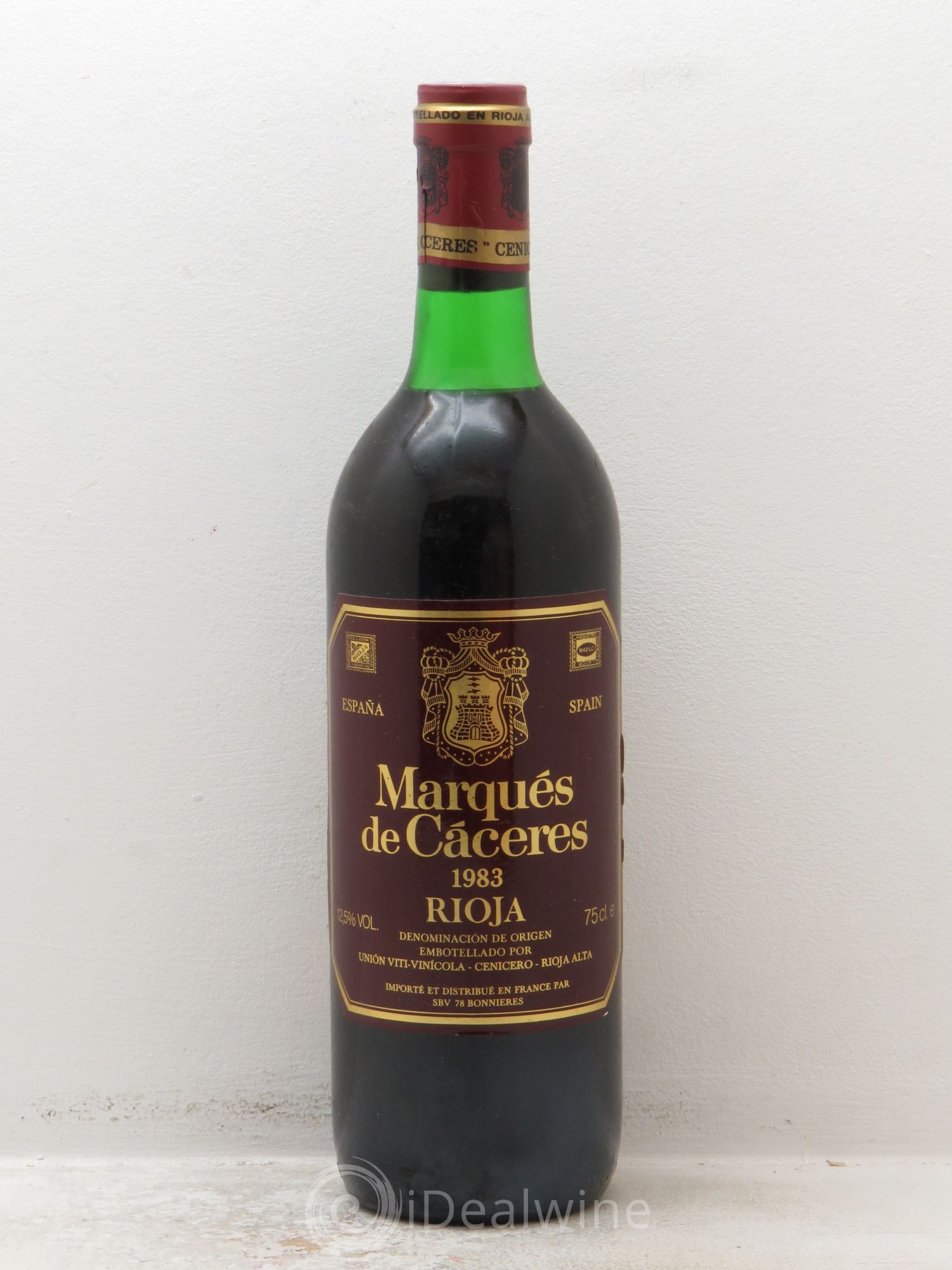 Rioja DOCA Marques de Caceres l'union Viti Vinicola Cenicero Rioja Alta (sans prix de réserve) 1983 - Lotto di 1 bottiglia - 0