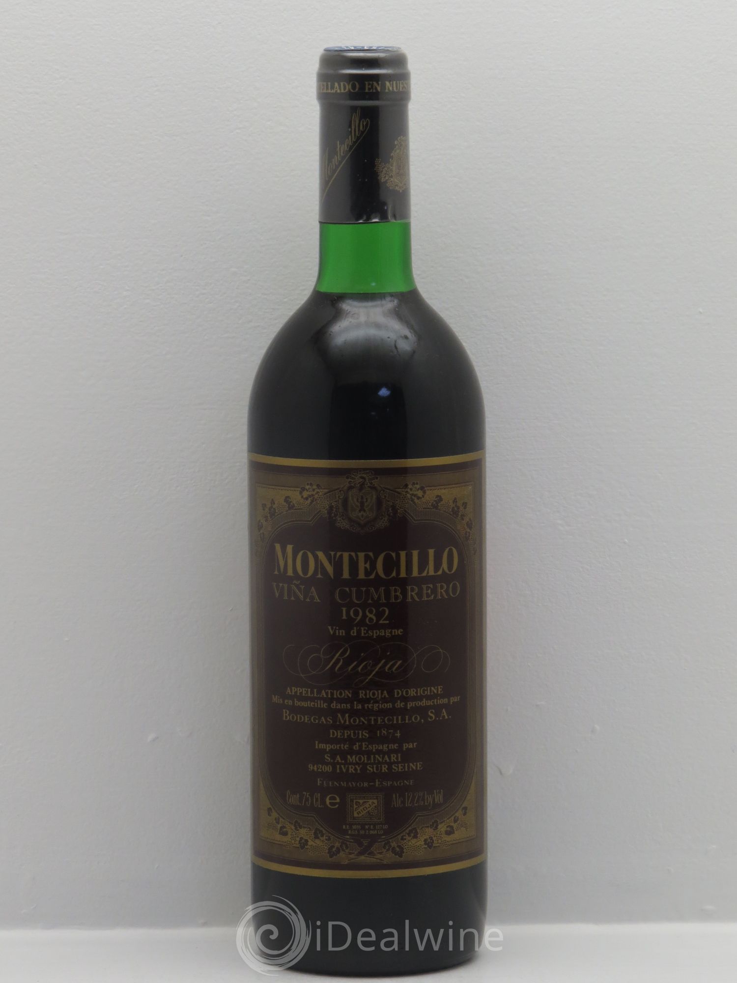 Rioja DOCA Montecillo Vina Cumbrero 1982 - Posten von 1 Flasche - 0