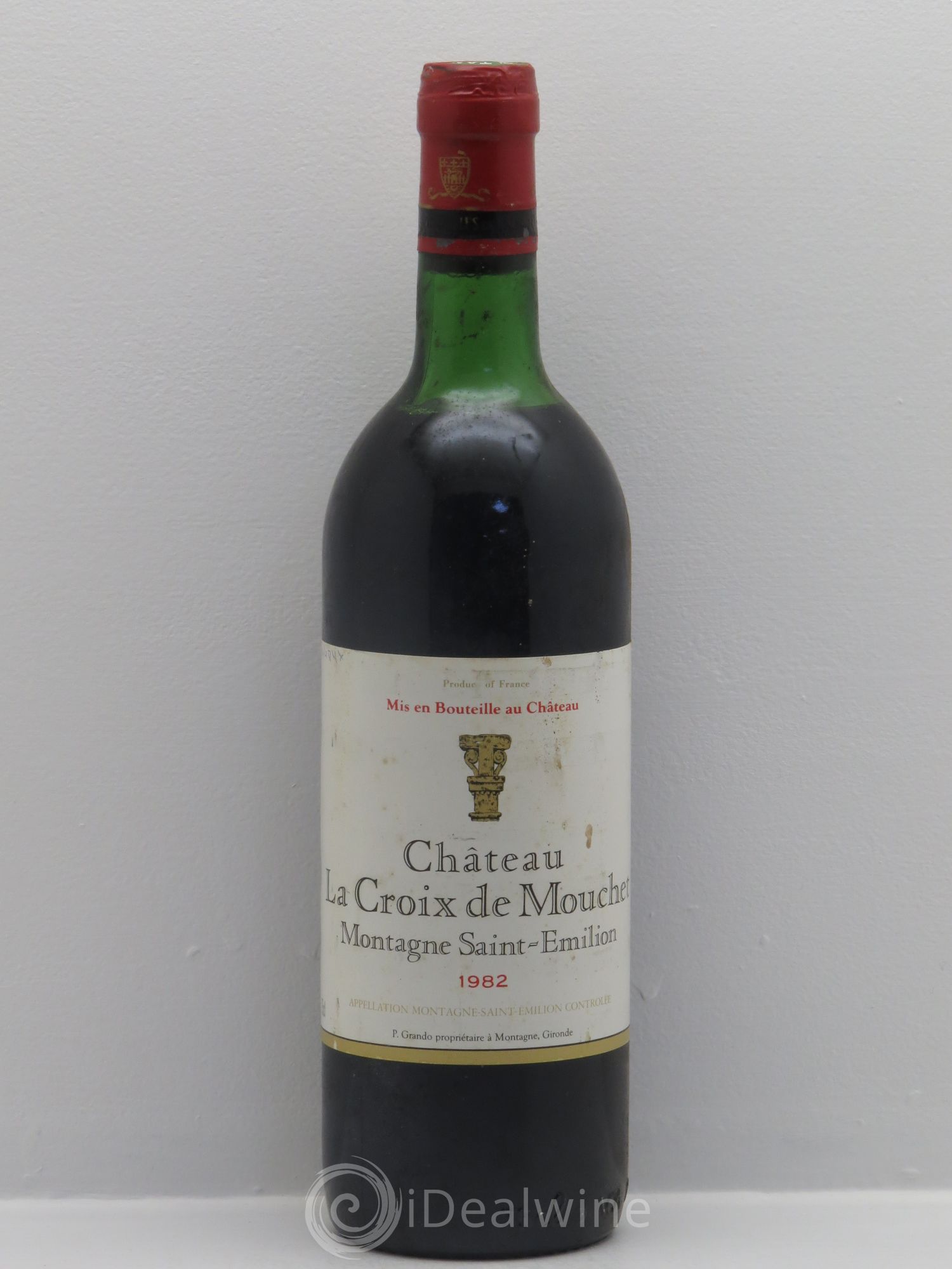 Montagne Saint-Émilion Château la Croix de Mouchet 1982 - Posten von 1 Flasche - 0
