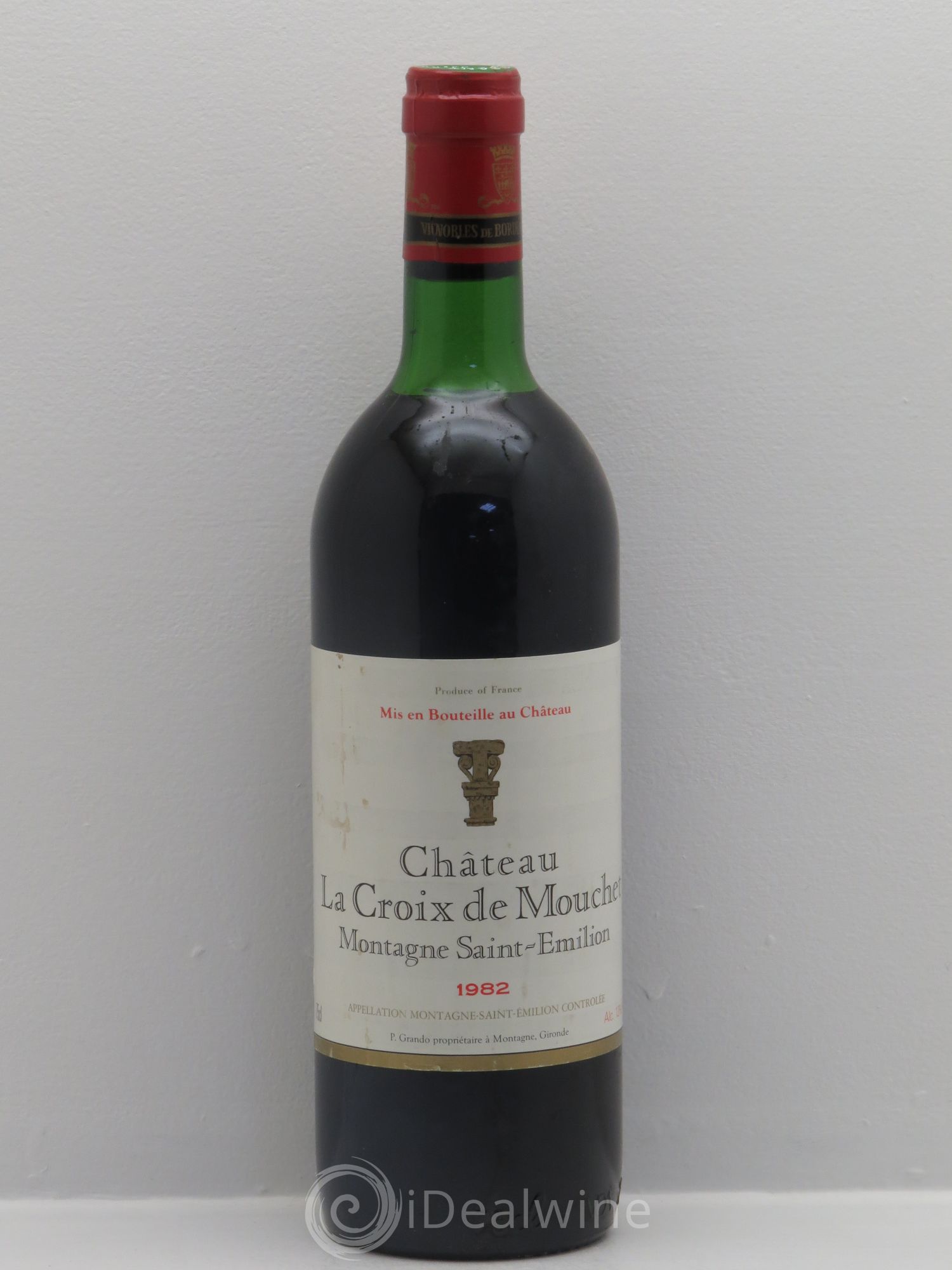 Montagne Saint-Émilion Château la Croix de Mouchet 1982 - Posten von 1 Flasche - 0