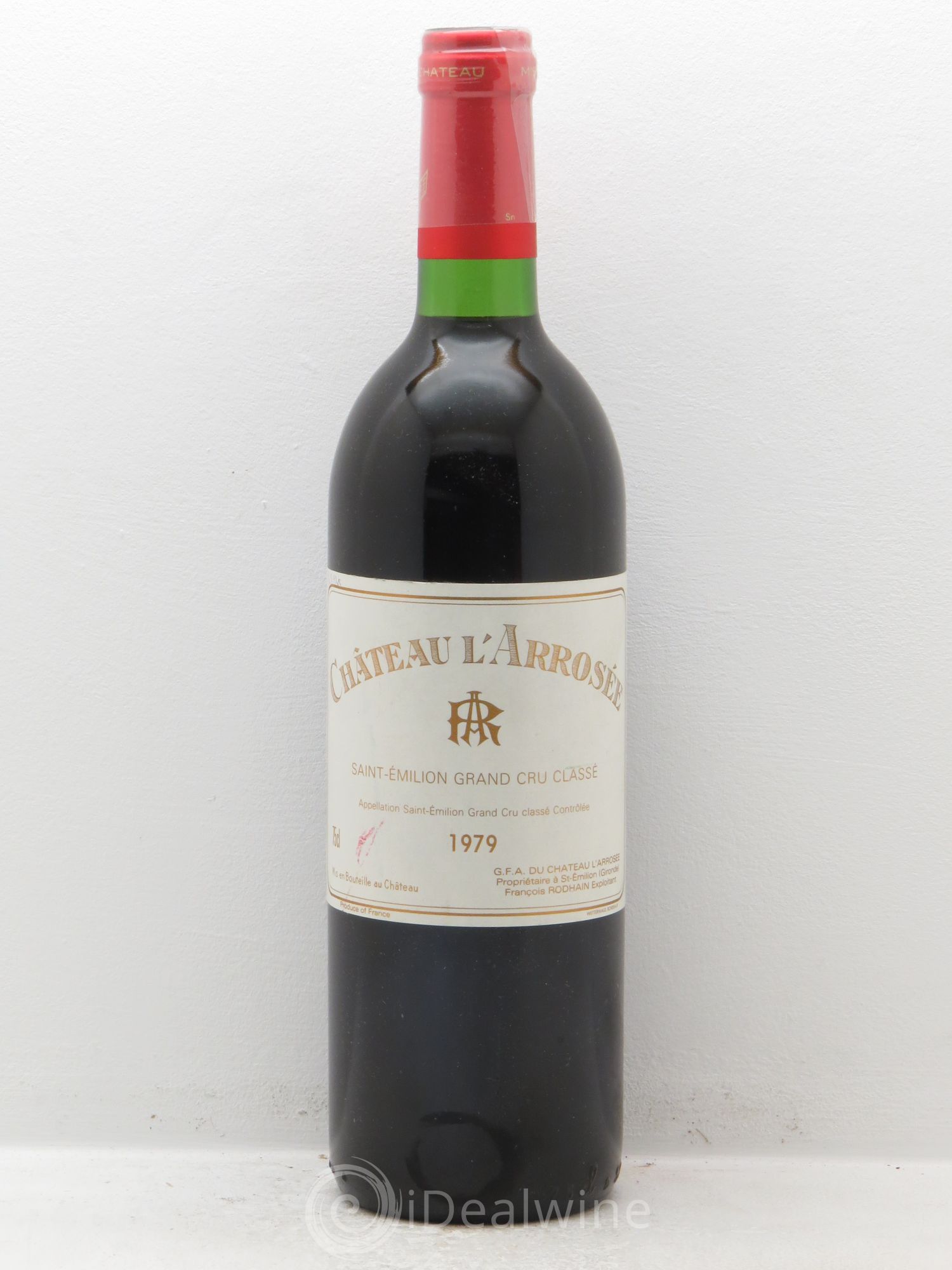 Château l' Arrosée Grand Cru Classé 1979 - Lot de 1 bouteille - 0