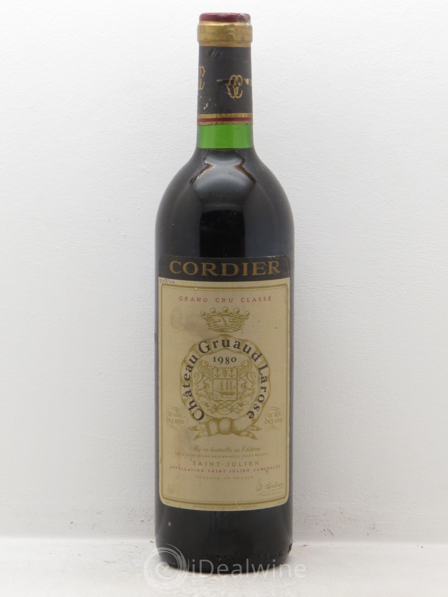 Château Gruaud Larose 2ème Grand Cru Classé 1980 - Lot de 1 bouteille - 0