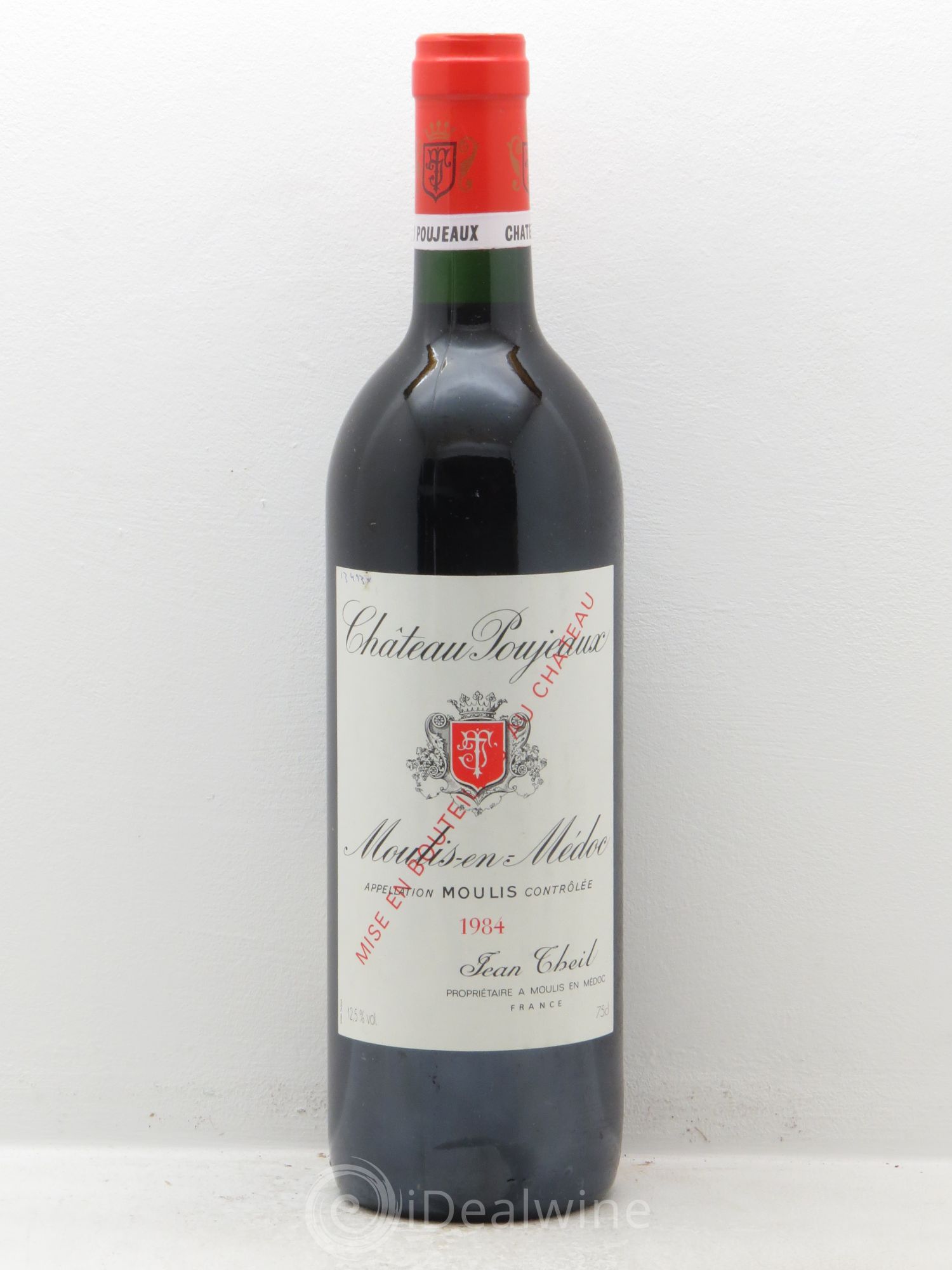 Château Poujeaux 1984 - Lot de 1 bouteille - 0