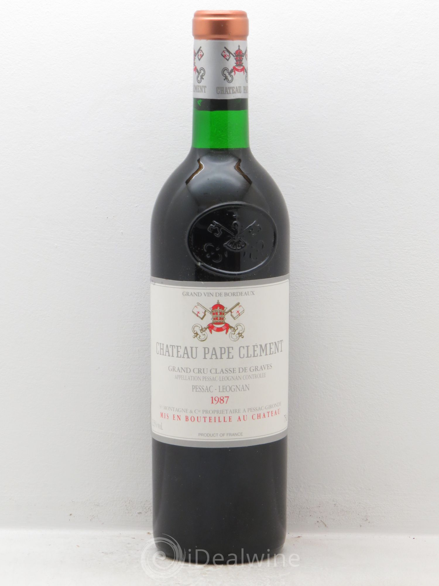 Château Pape Clément Cru Classé de Graves 1987 - Lot de 1 bouteille - 0