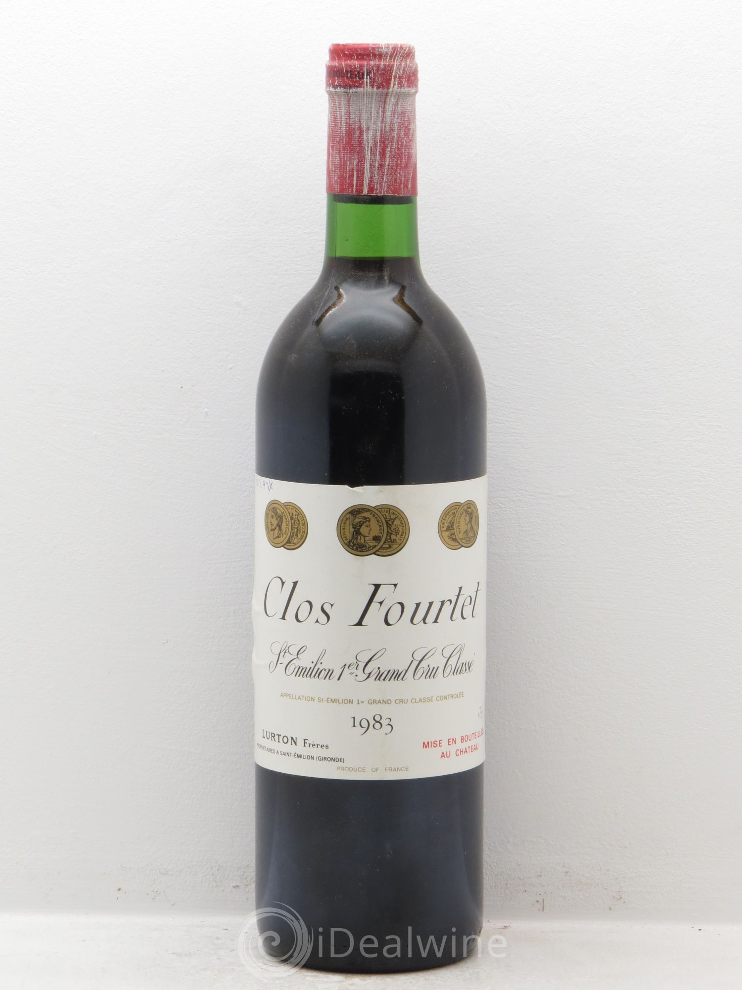 Clos Fourtet 1er Grand Cru Classé B 1983 - Lot de 1 bouteille - 0