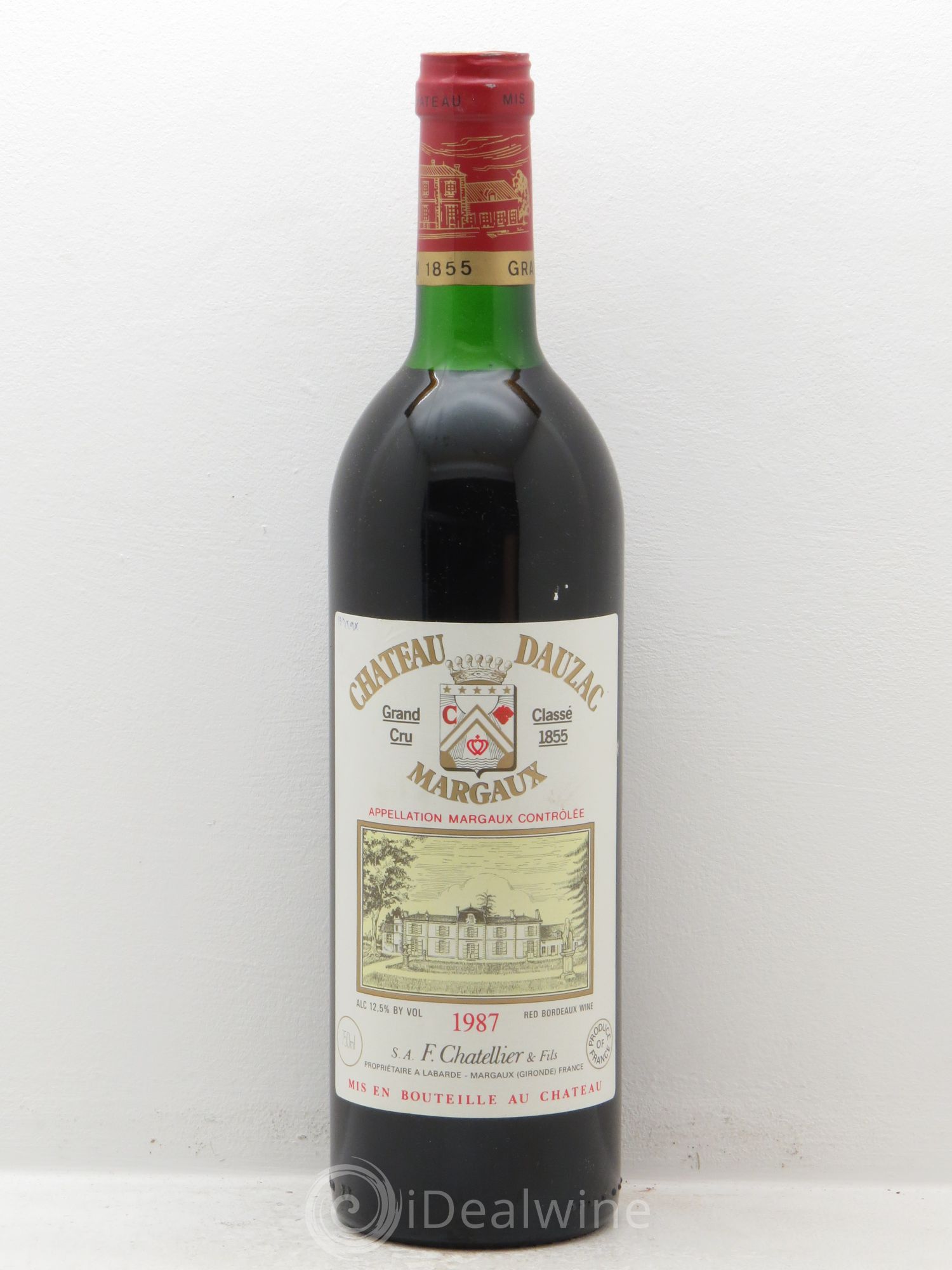 Château Dauzac 5ème Grand Cru Classé 1987 - Lot de 1 bouteille - 0