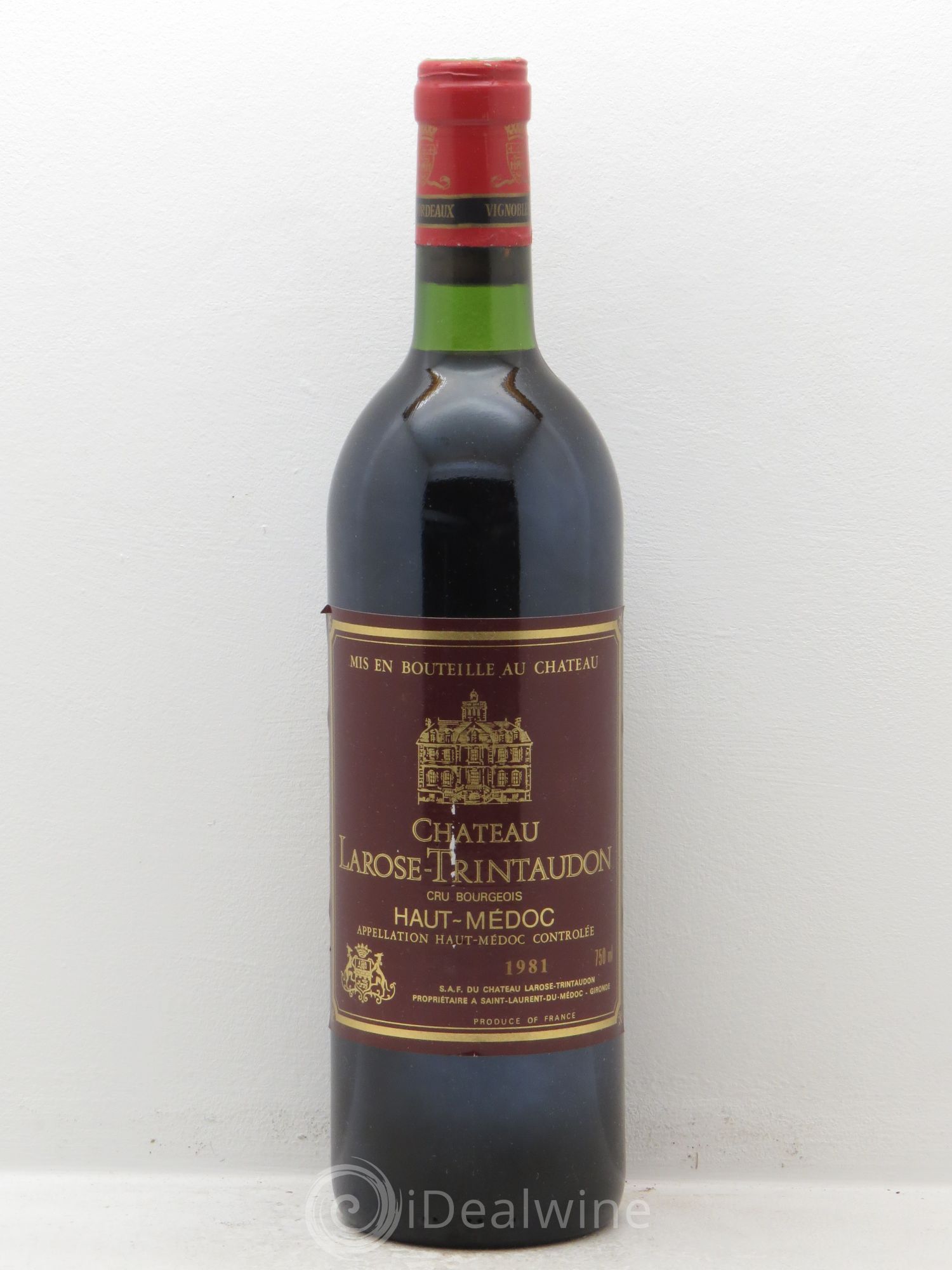 Château Larose Trintaudon Cru Bourgeois (sans prix de réserve) 1981 - Lot de 1 bouteille - 0