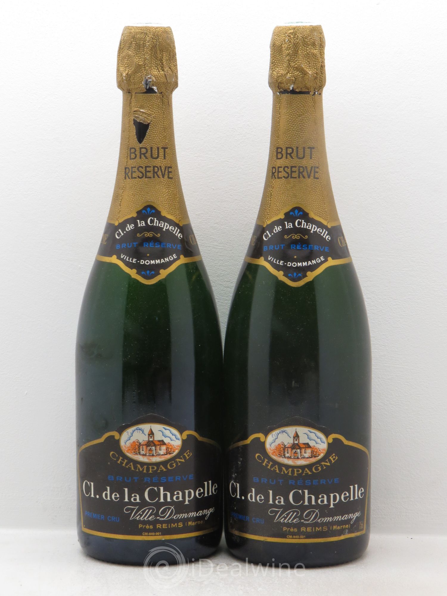 Champagne Clos de la Chapelle Ville Dommange - Lot de 2 bouteilles - 0