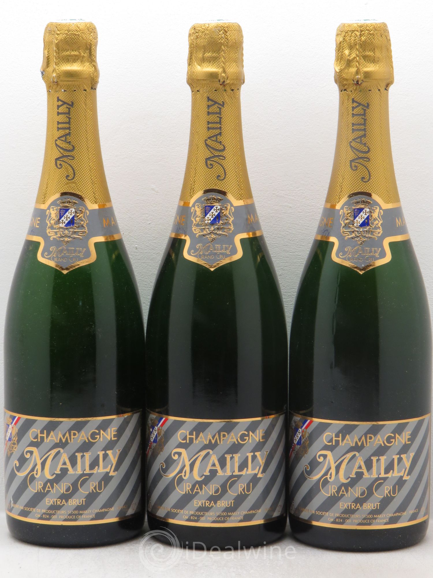 Champagne Extra Brut GC Mailly - Lot de 3 bouteilles - 0