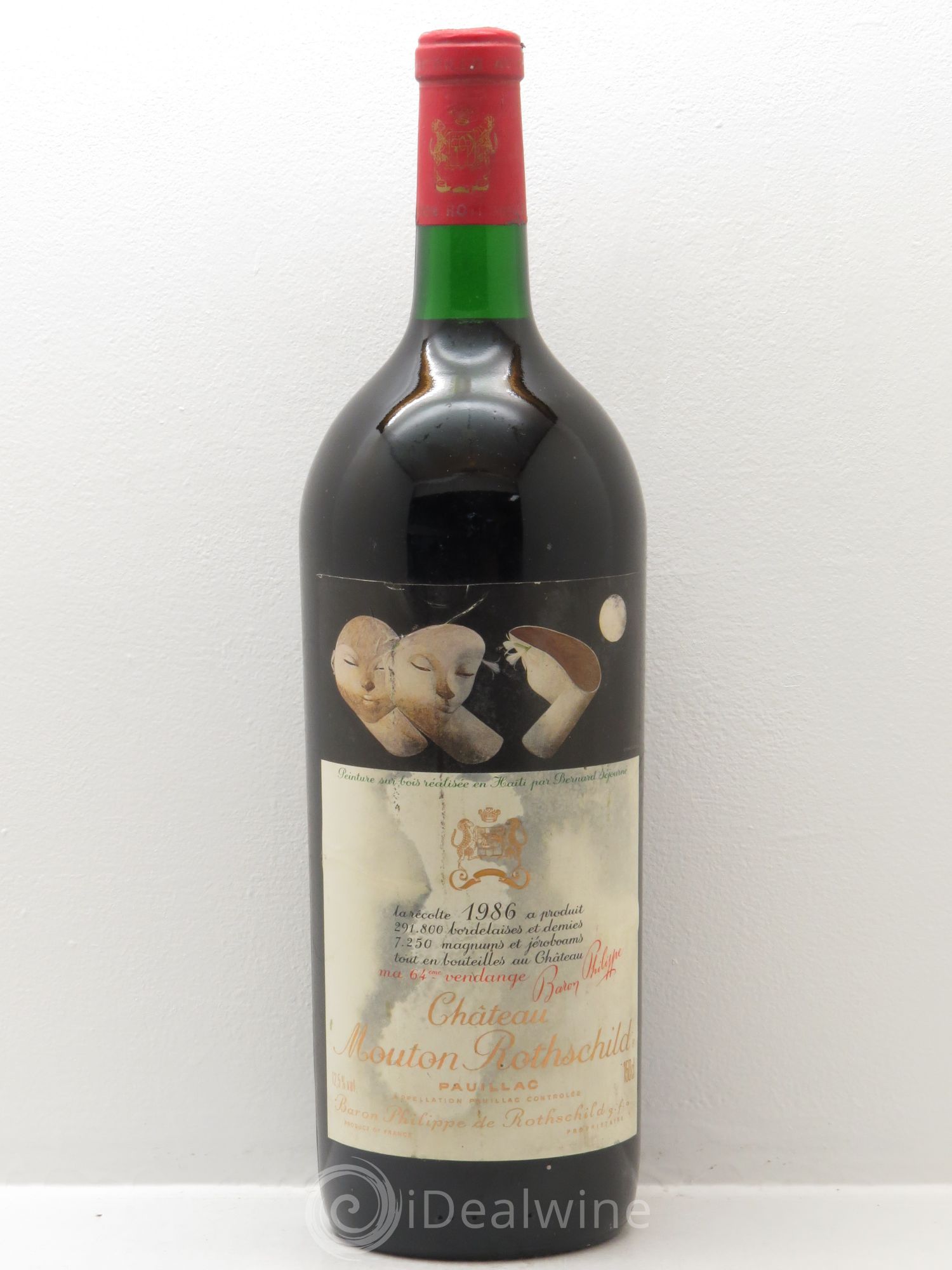 Château Mouton Rothschild 1er Grand Cru Classé 1986 - Lot de 1 magnum - 0