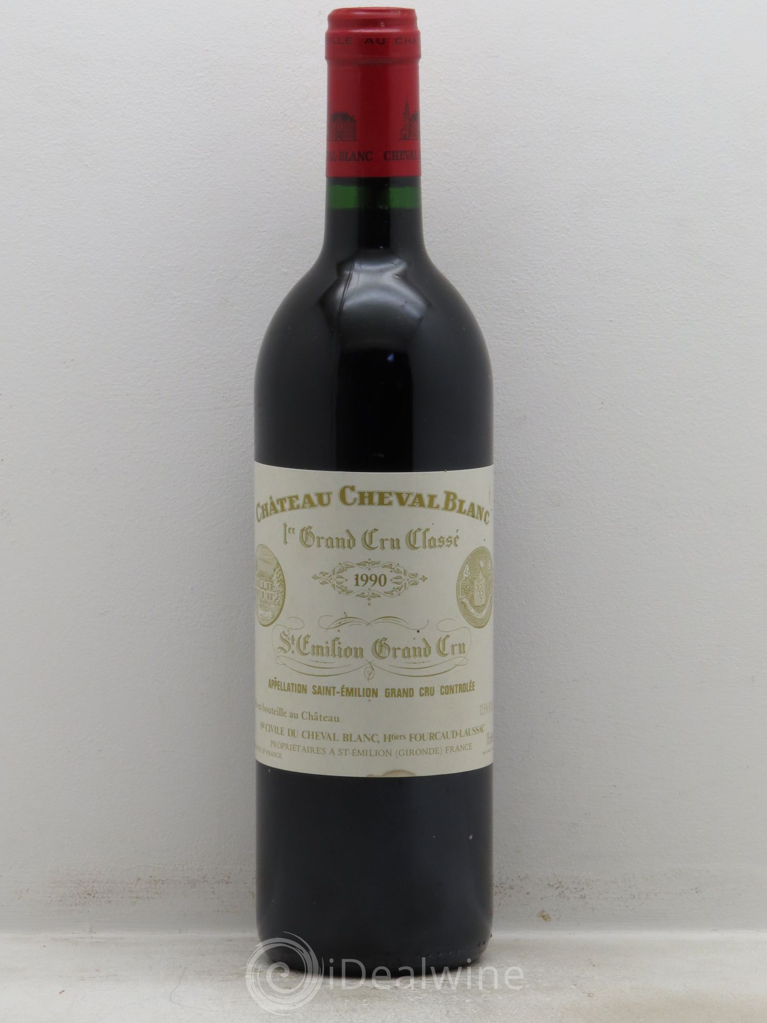 Château Cheval Blanc 1er Grand Cru Classé A 1990 - Lot de 1 bouteille - 0