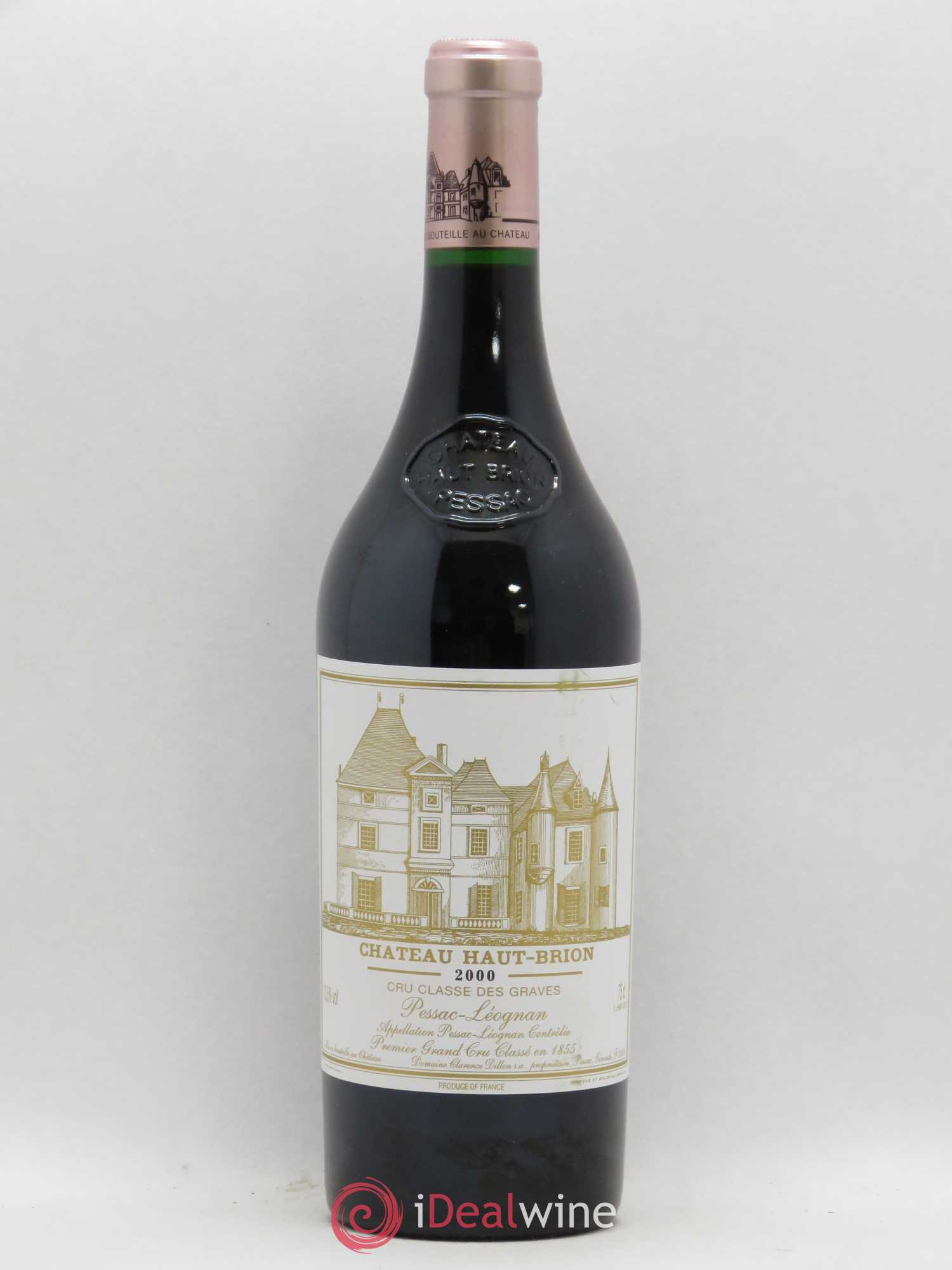 Château Haut Brion 1er Grand Cru Classé 2000 - Lot de 1 bouteille - 0