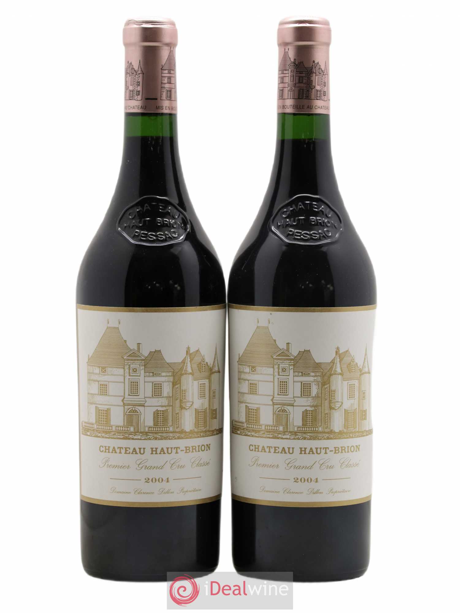 Château Haut Brion 1er Grand Cru Classé 2004 - Lot de 2 bouteilles - 0