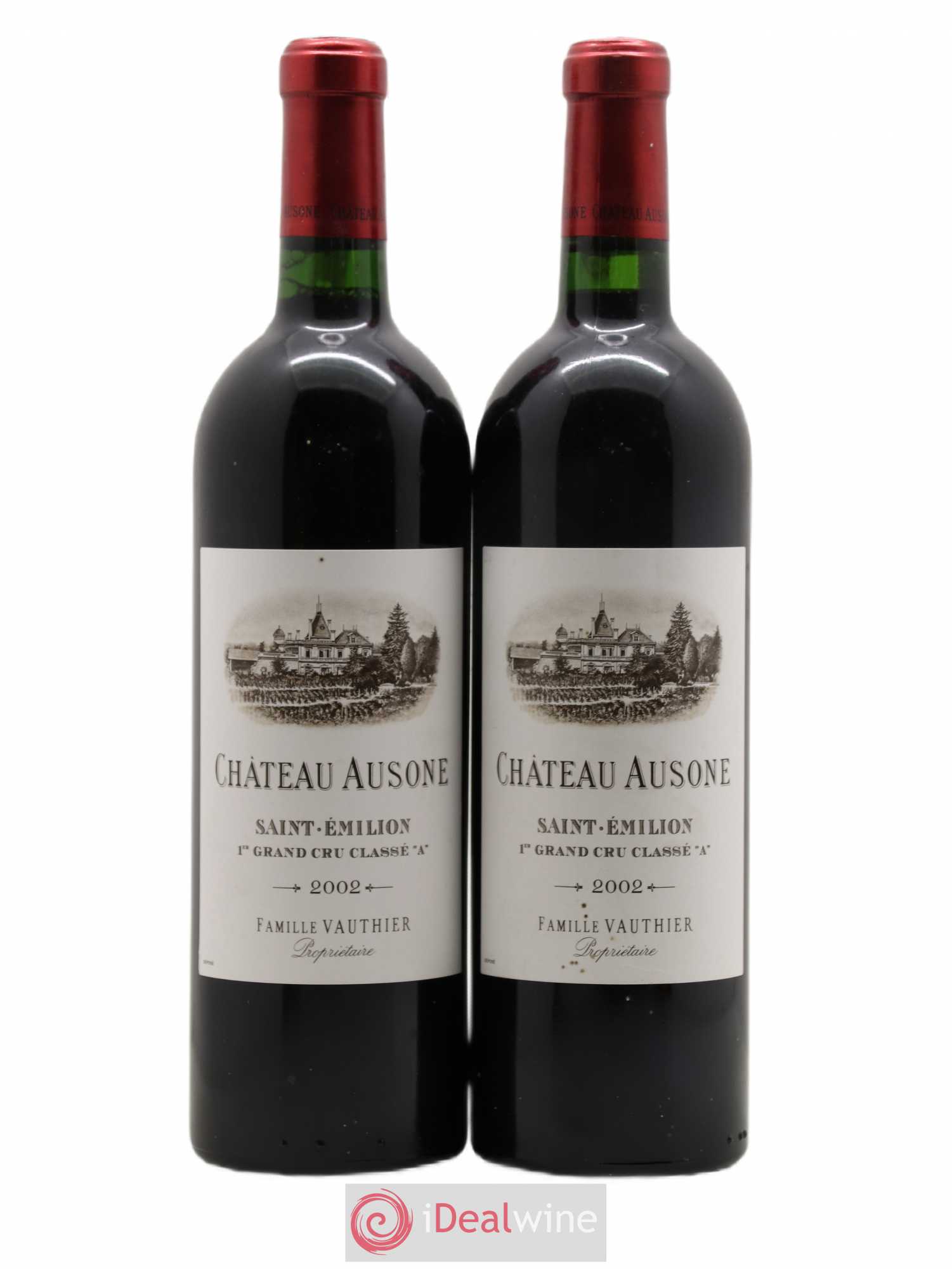 Château Ausone 1er Grand Cru Classé A 2002 - Lot de 2 bouteilles - 0