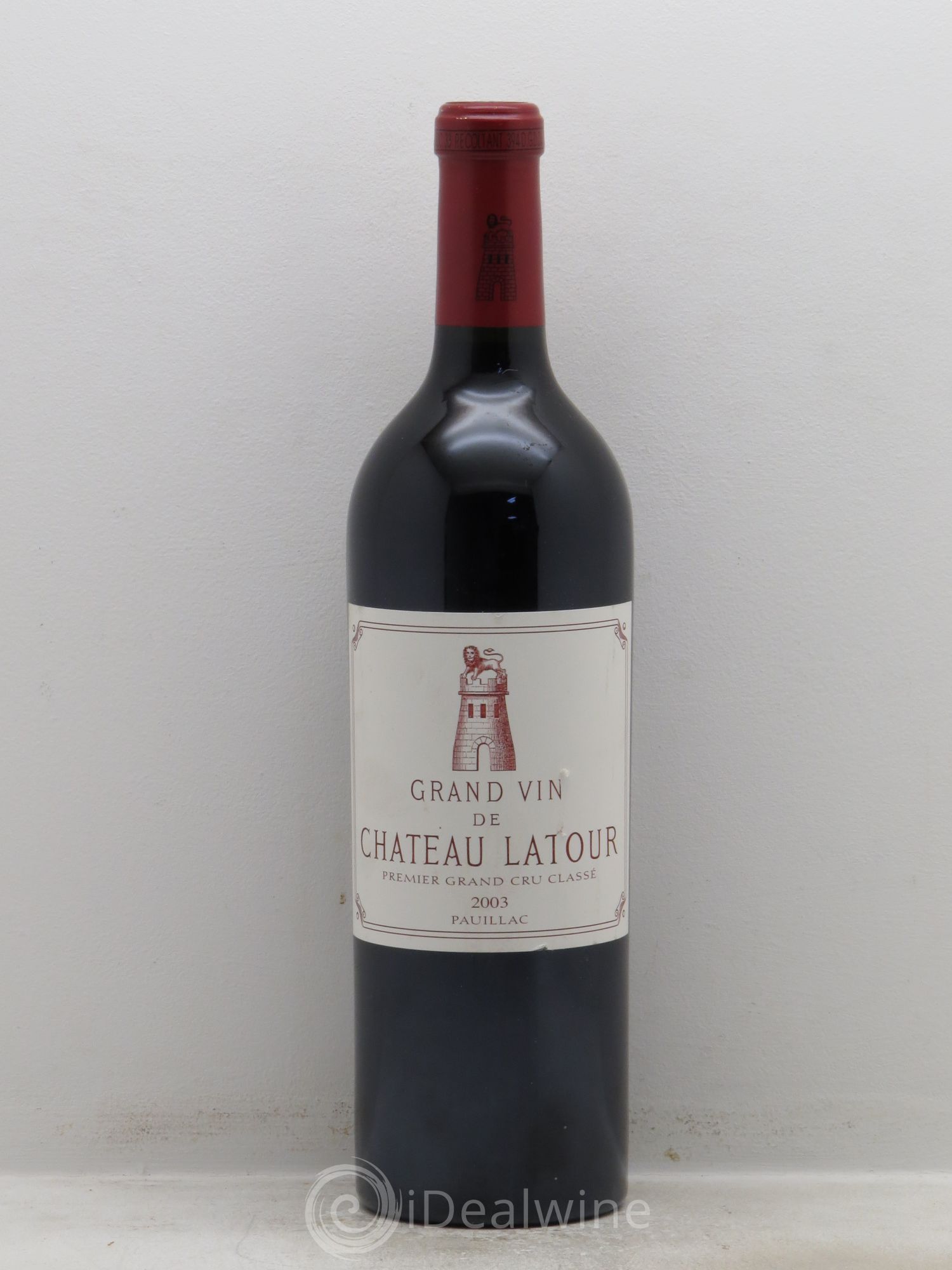 Château Latour 1er Grand Cru Classé 2003 - Lot de 1 bouteille - 0