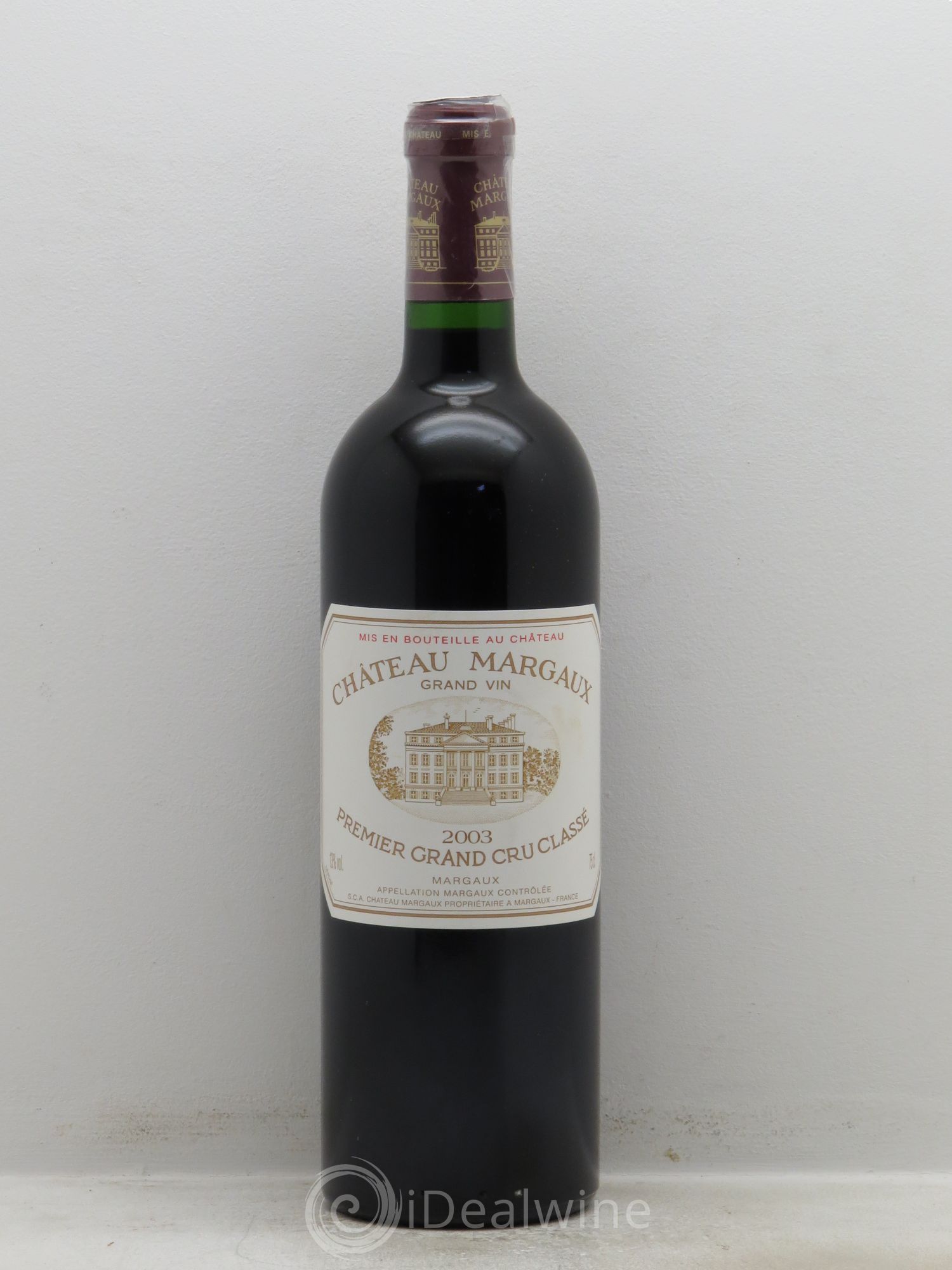 Château Margaux 1er Grand Cru Classé 2003 - Lot de 1 bouteille - 0