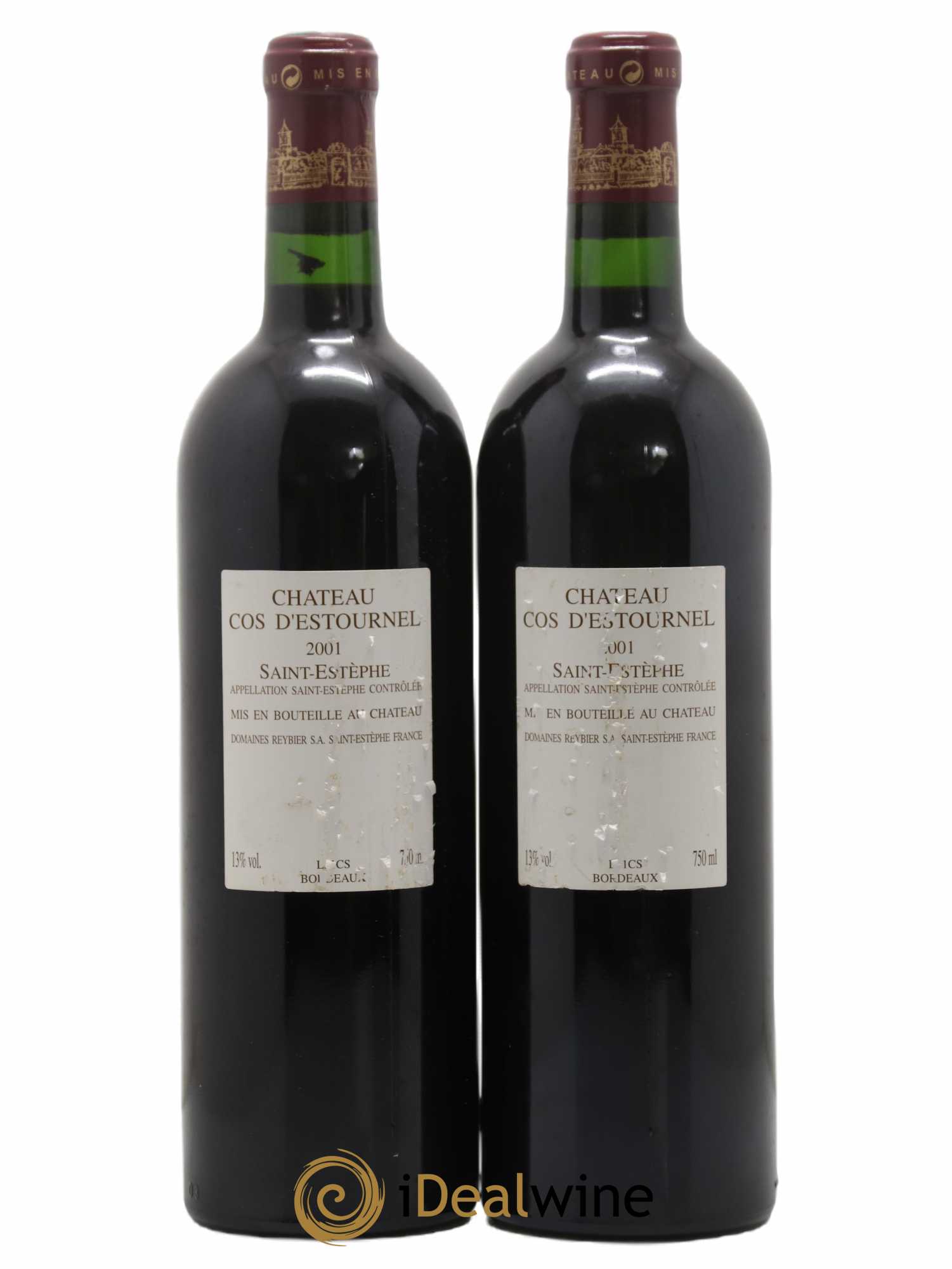 Cos d'Estournel 2ème Grand Cru Classé 2001 - Lot de 2 bouteilles - 1