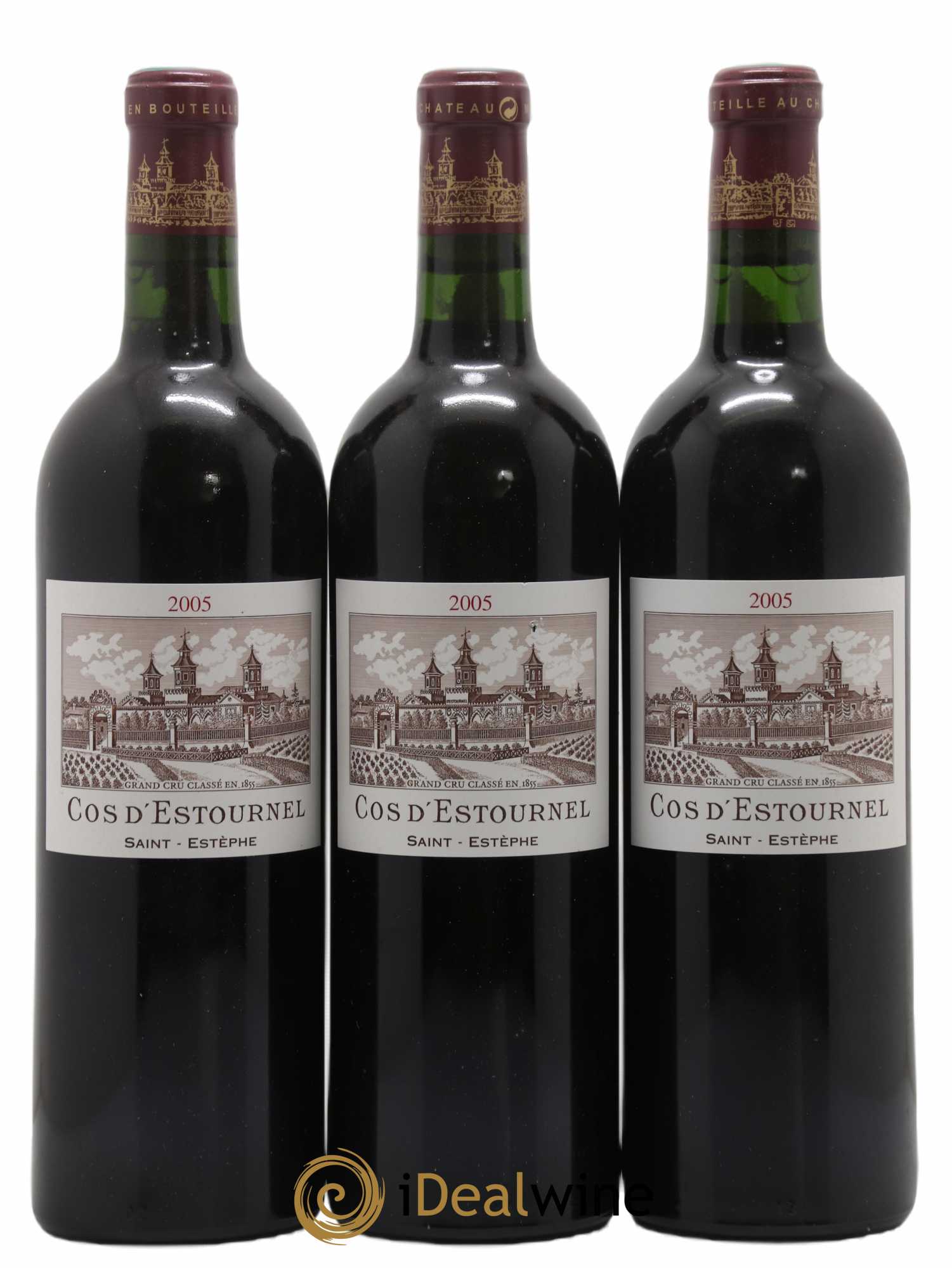 Cos d'Estournel 2ème Grand Cru Classé 2005 - Lot de 3 bouteilles - 0