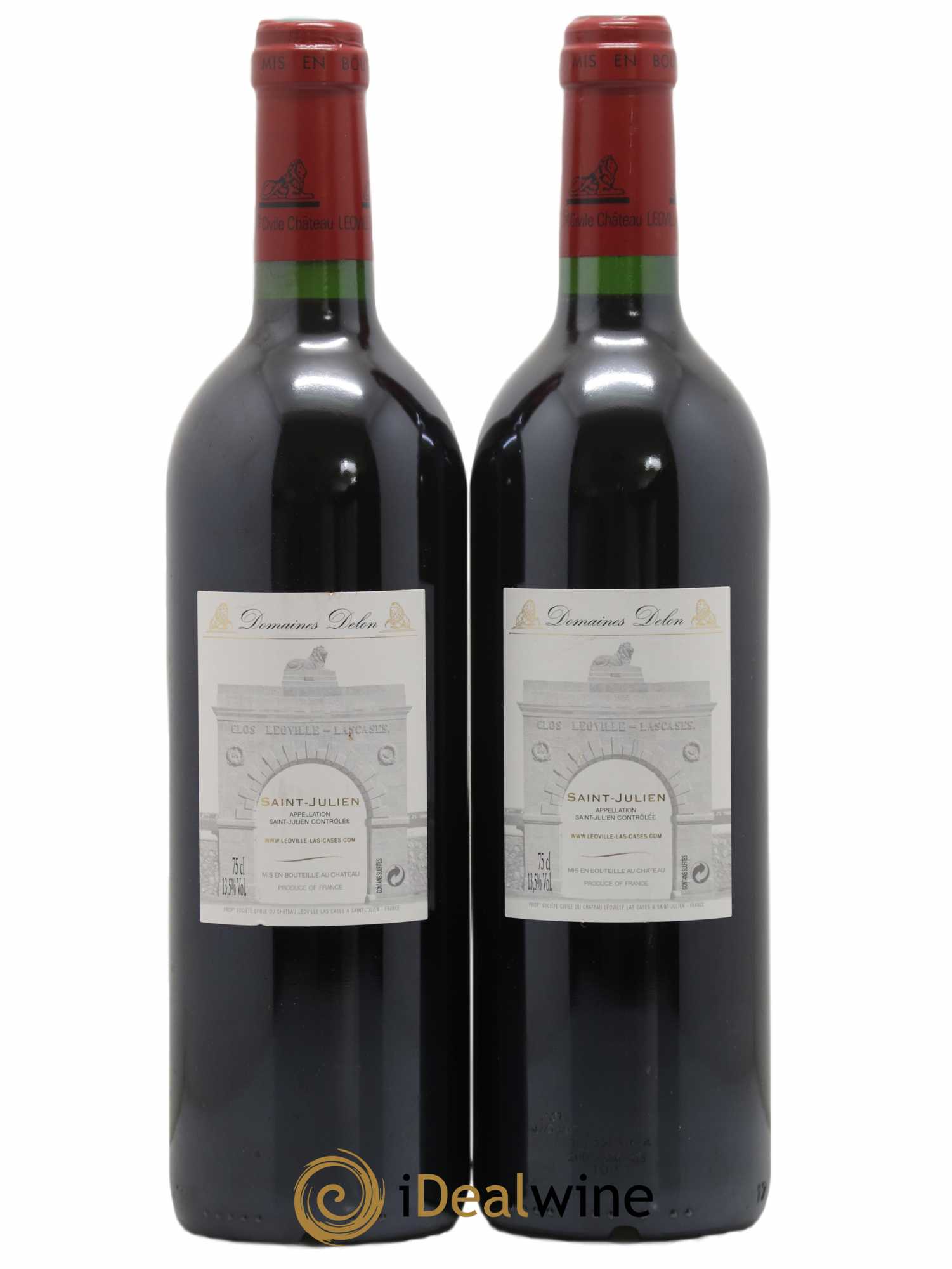 Château Léoville Las Cases 2ème Grand Cru Classé 2002 - Lot de 2 bouteilles - 1