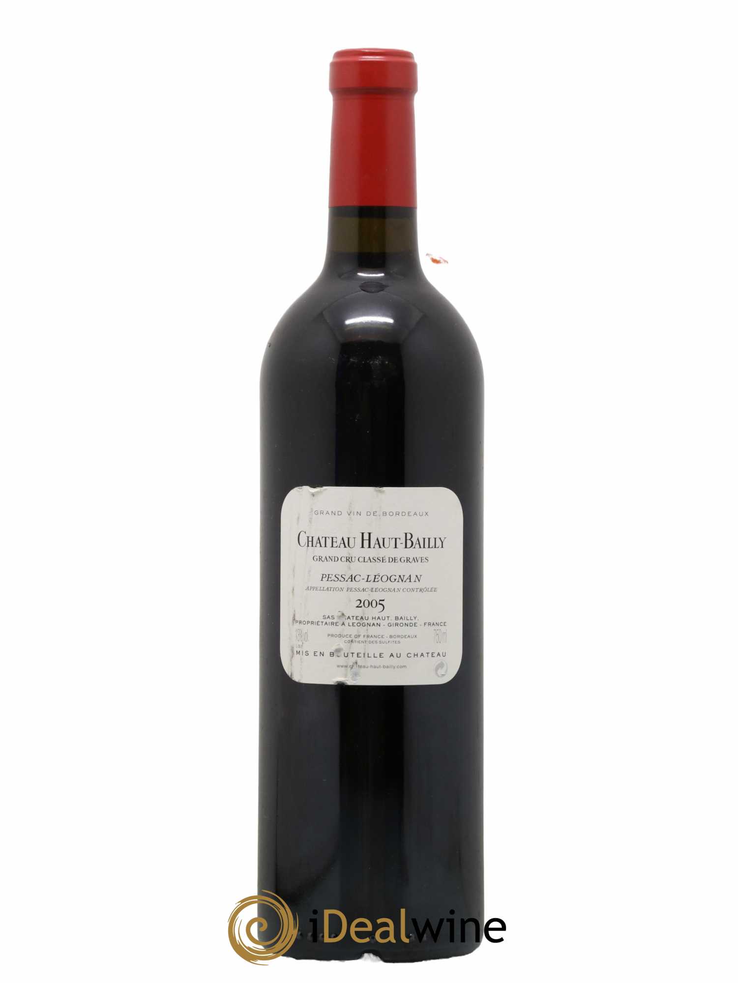 Château Haut-Bailly Cru Classé de Graves 2005 - Lot de 1 bouteille - 1