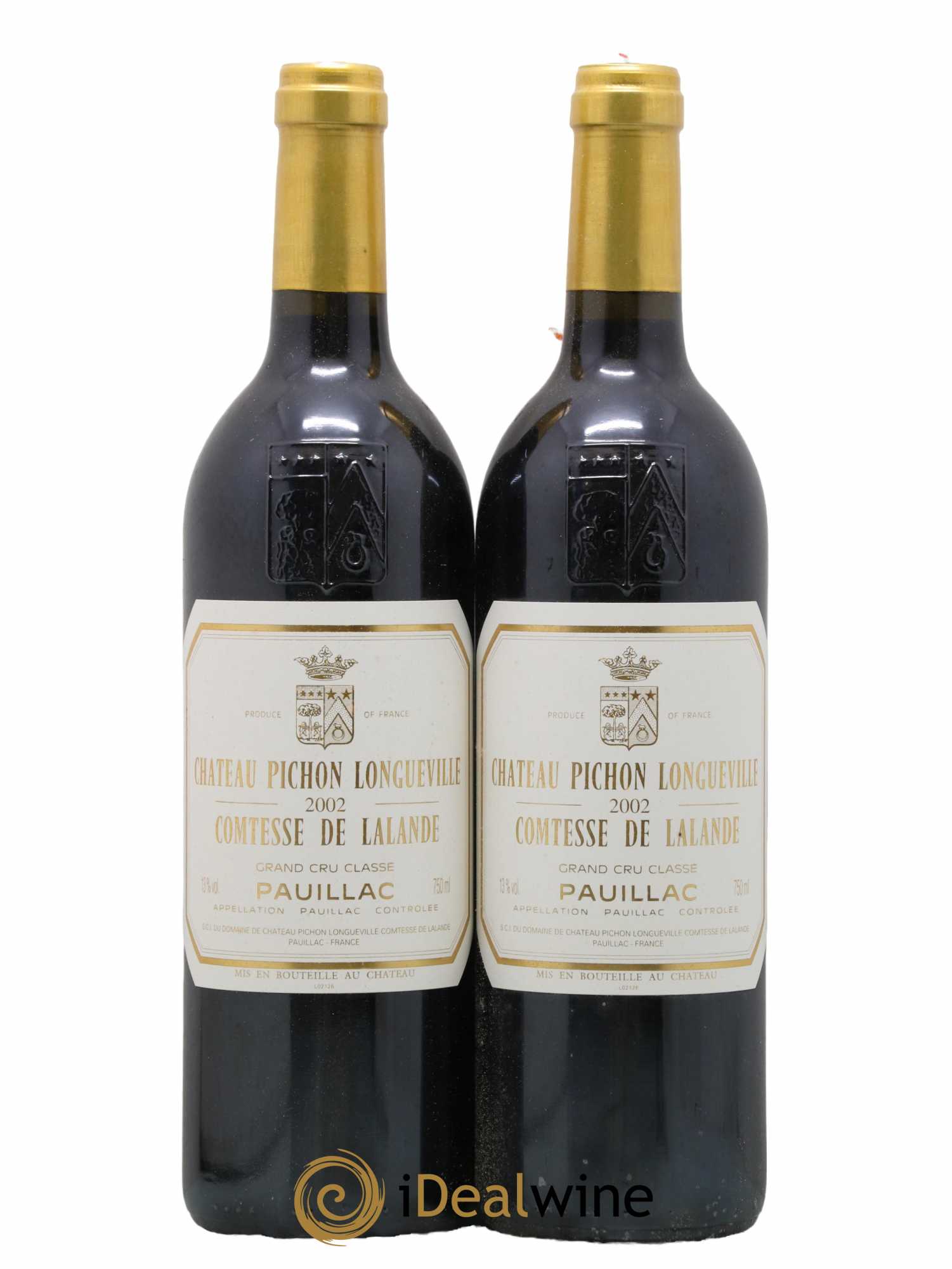 Château Pichon Longueville Comtesse de Lalande 2ème Grand Cru Classé 2002 - Lot de 2 bouteilles - 0
