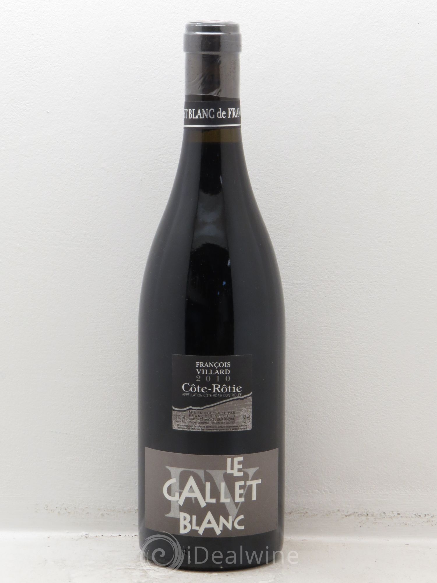 Côte-Rôtie Le Gallet Blanc François Villard 2010 - Lot de 1 bouteille - 0