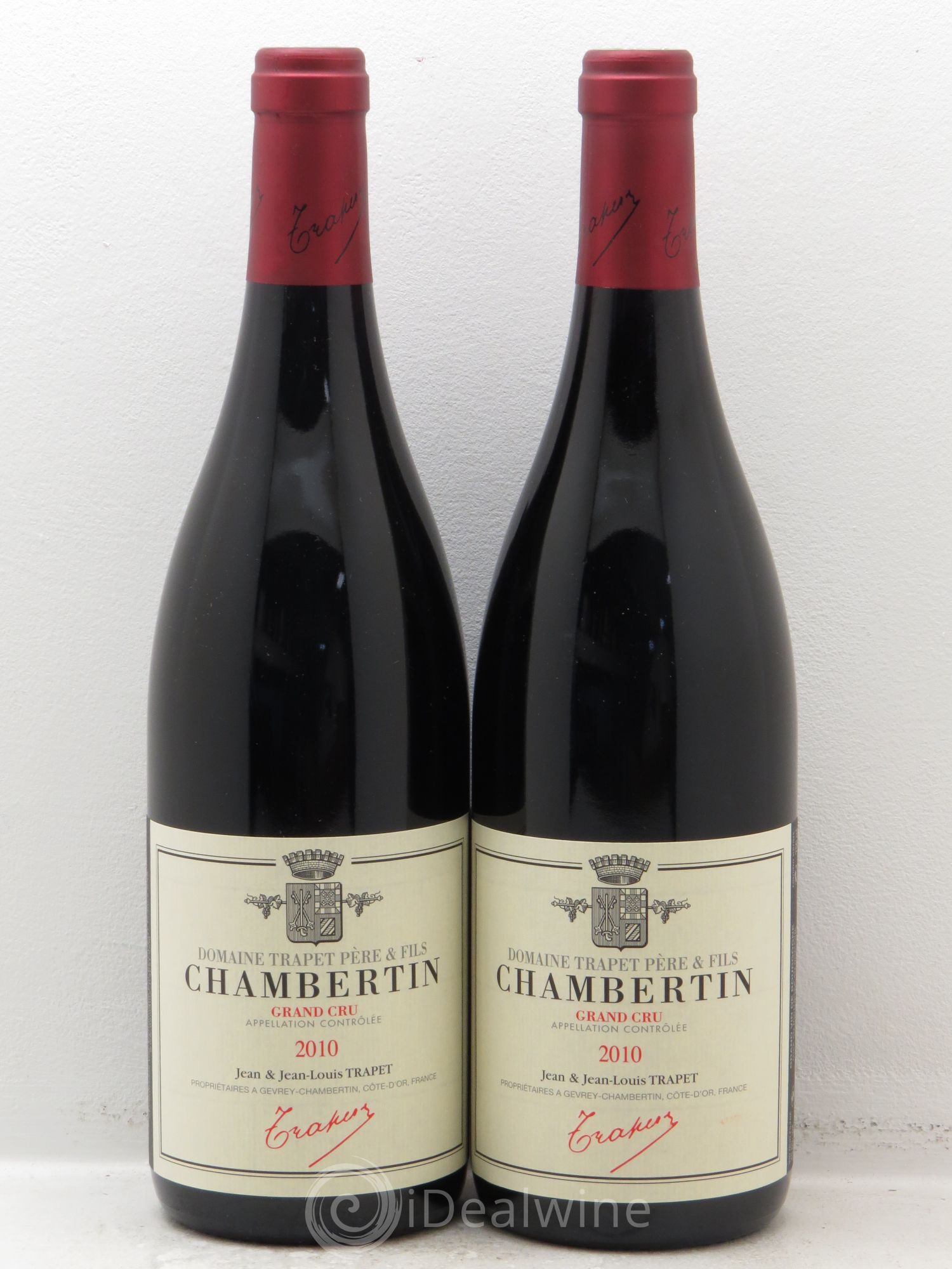 Chambertin Grand Cru Domaine Trapet 2010 - Lot de 2 bouteilles - 0