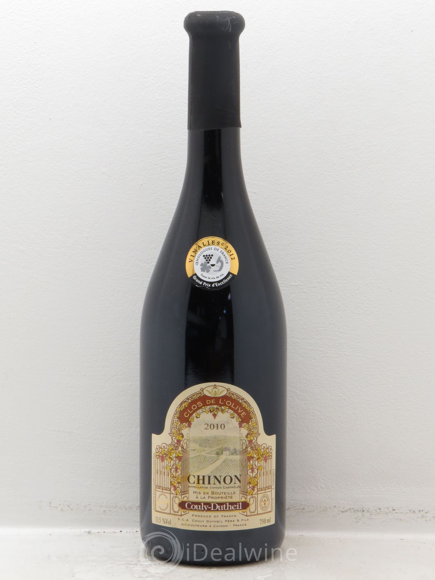 Chinon Clos de l'Olive Domaine Couly-Dutheil 2010 - Posten von 1 Flasche - 0
