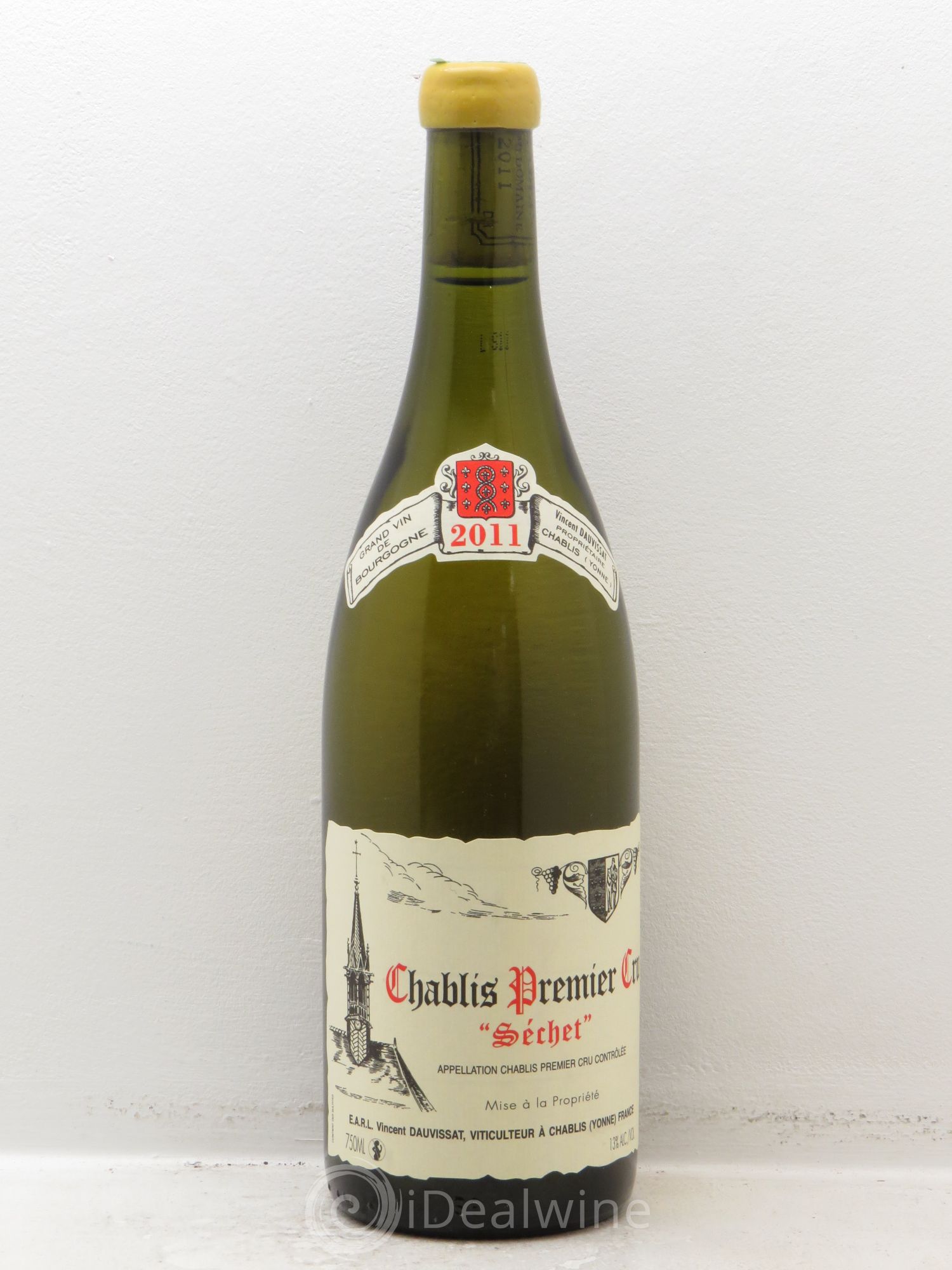 Chablis 1er Cru Séchet Vincent Dauvissat (Domaine) 2011 - Lot de 1 bouteille - 0