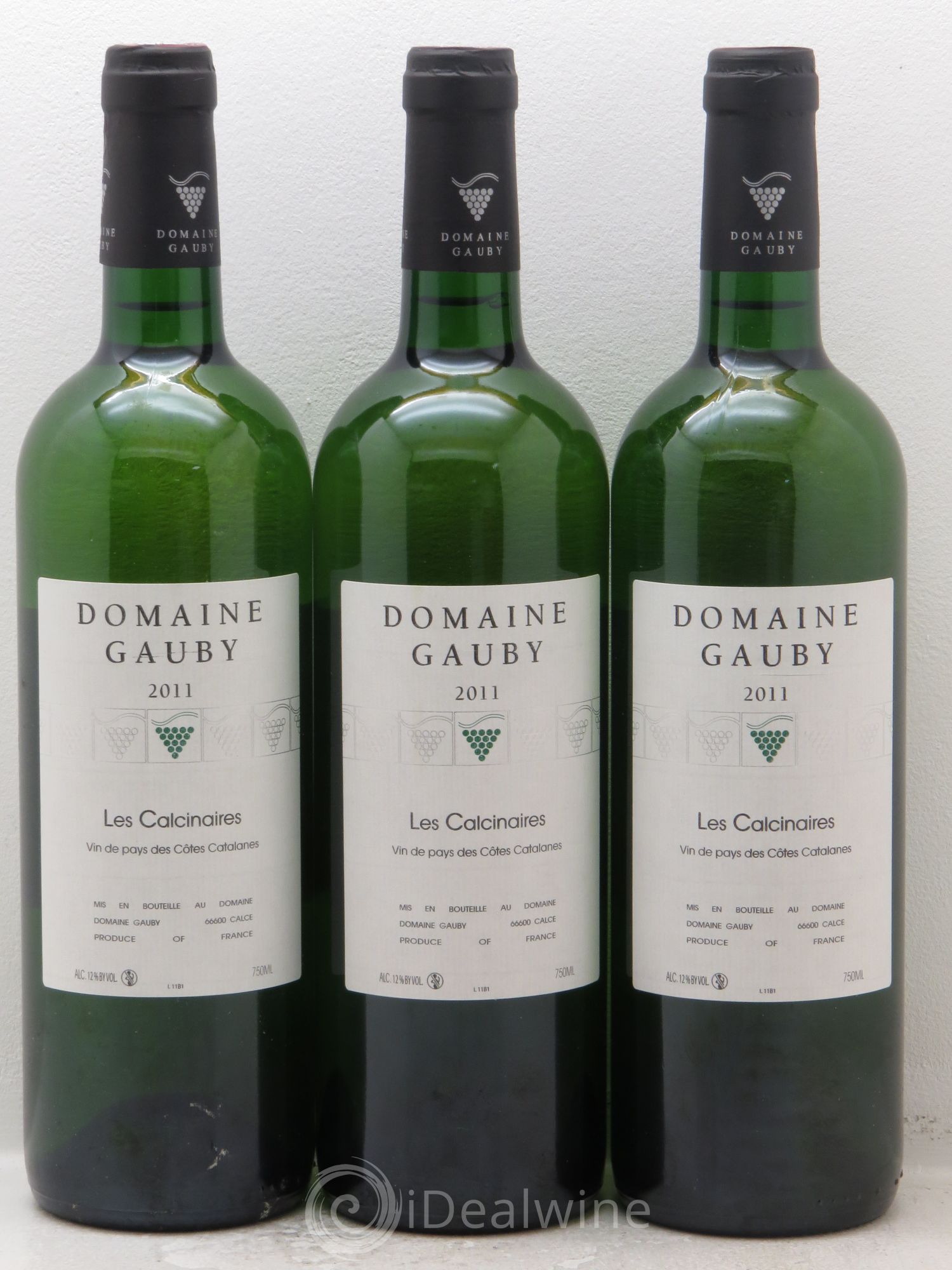 Côtes Catalanes Les Calcinaires Gauby (Domaine) 2011 - Lot de 3 bouteilles - 0