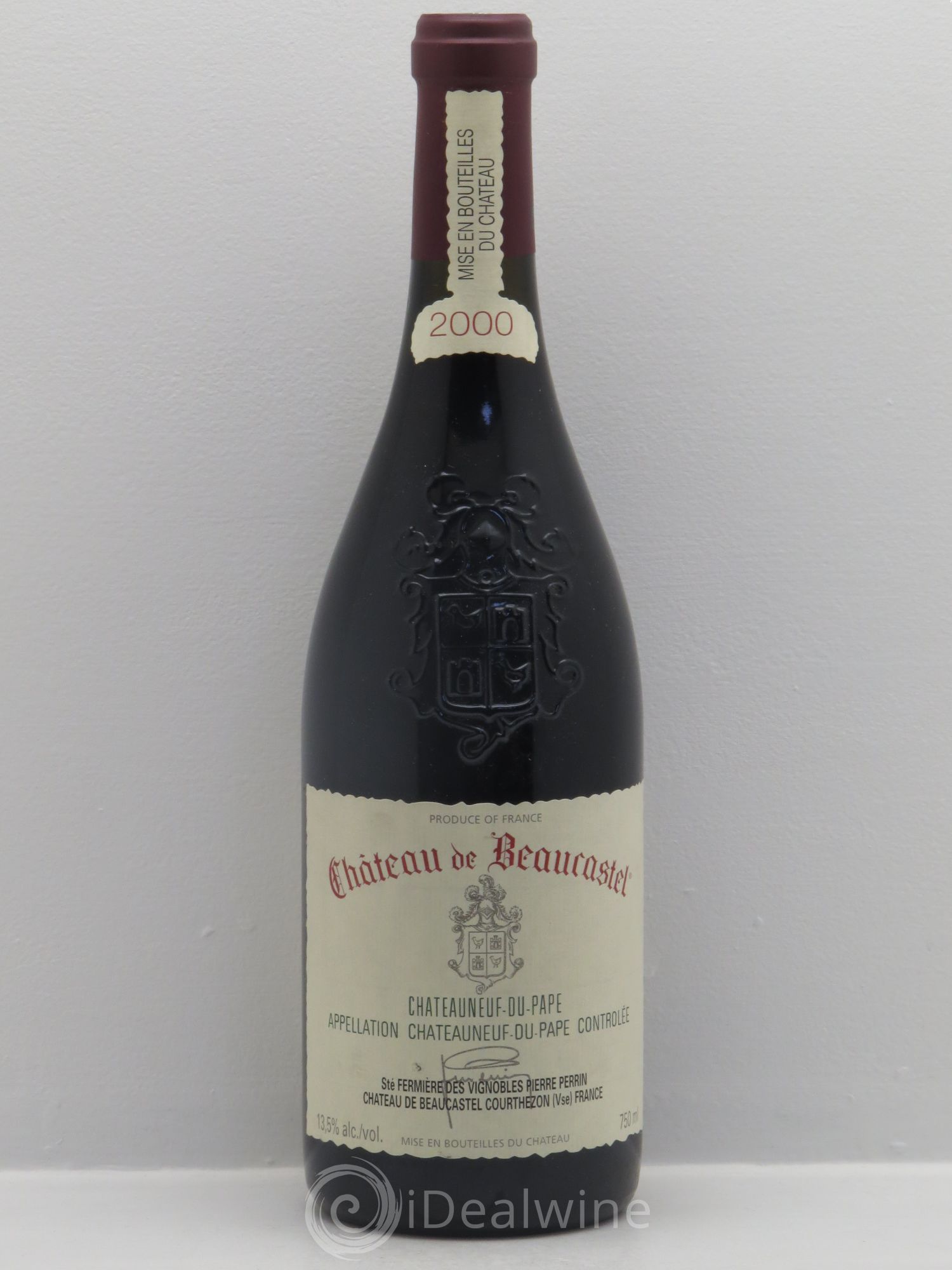 Châteauneuf-du-Pape Château de Beaucastel Famille Perrin 2000 - Lot de 1 bouteille - 0